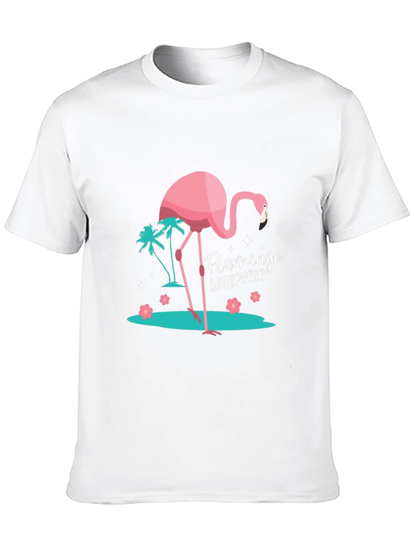 Black Flamingo Whisperer Black Graphic Tee view 10