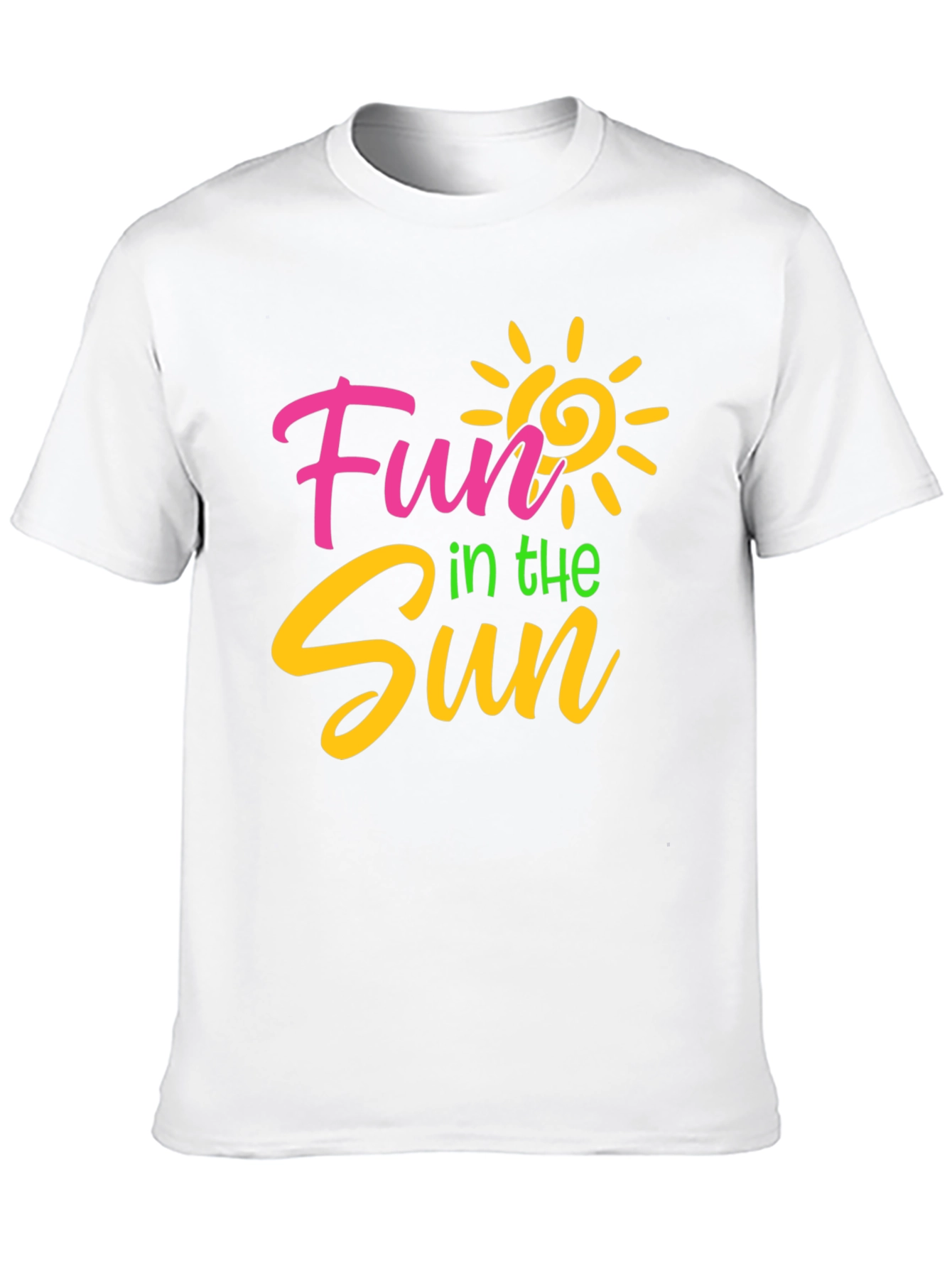 Black Fun in the Sun Graphic Tee - Black Cotton Blend view 10