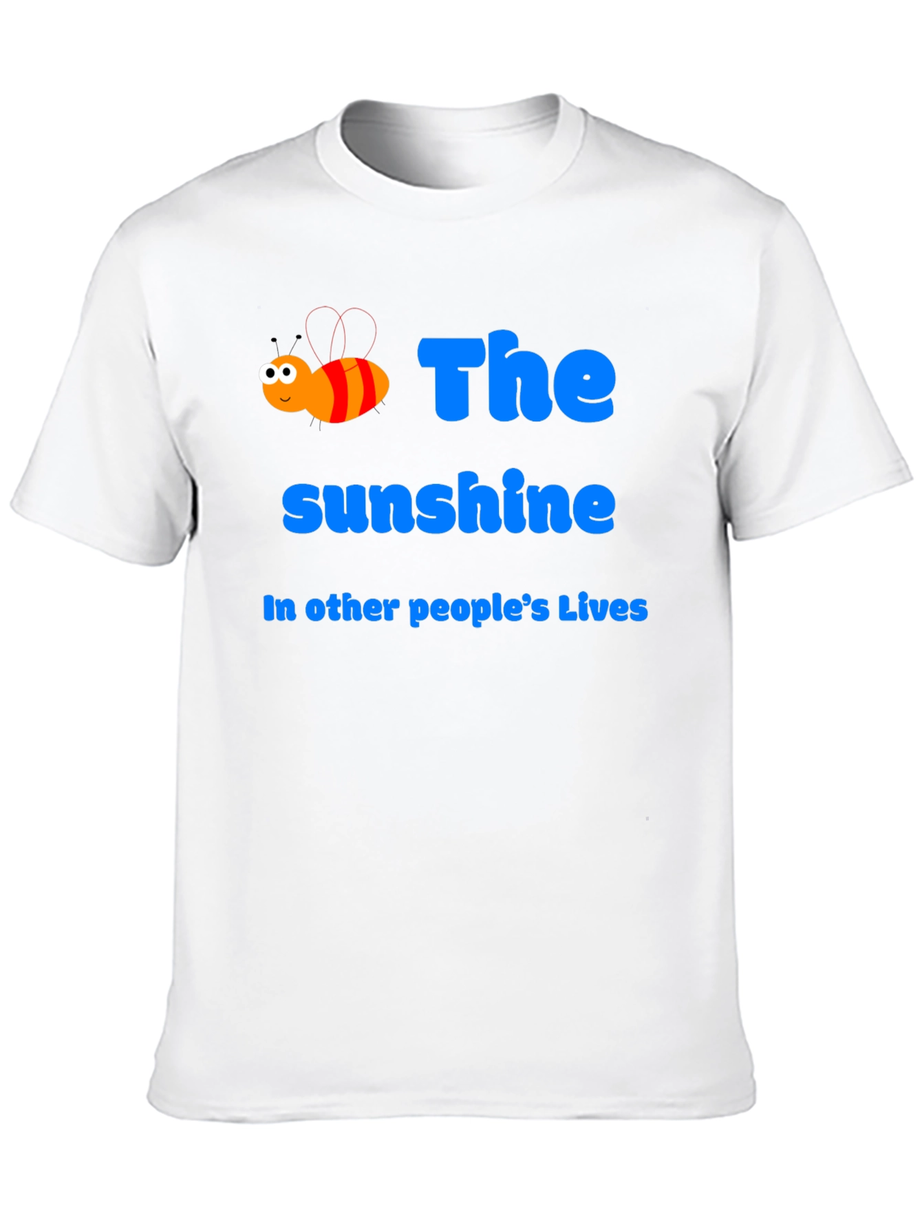 Black Sunshine Bee Graphic Tee - Positive Vibes T-Shirt view 10