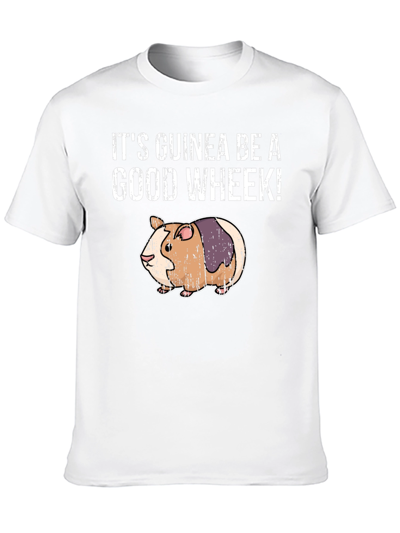 Black Guinea Pig Good Wheek T-Shirt view 10