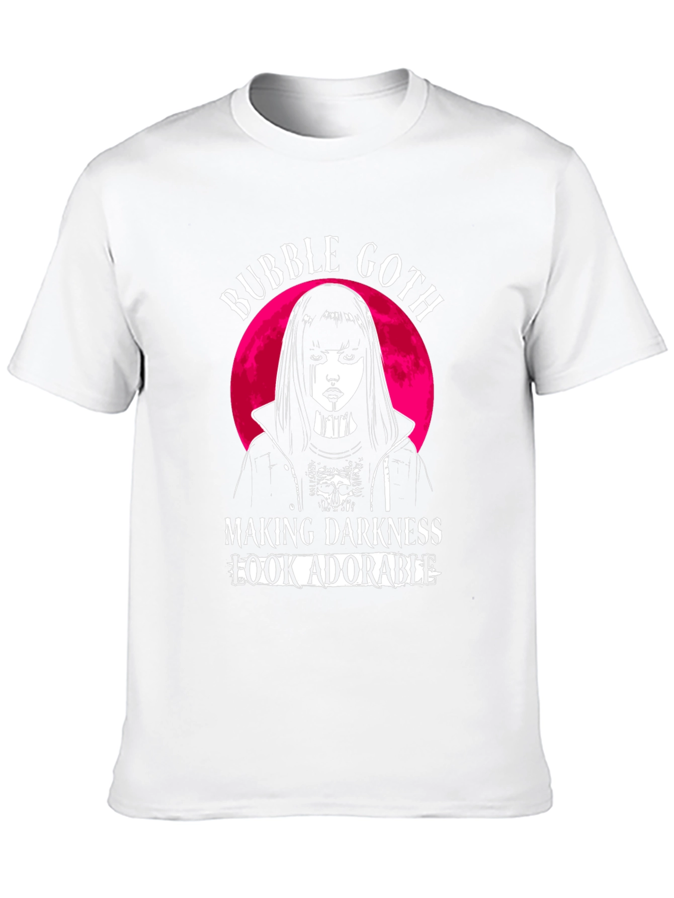 Black Bubble Goth T-Shirt - Making Darkness Look Adorable view 10