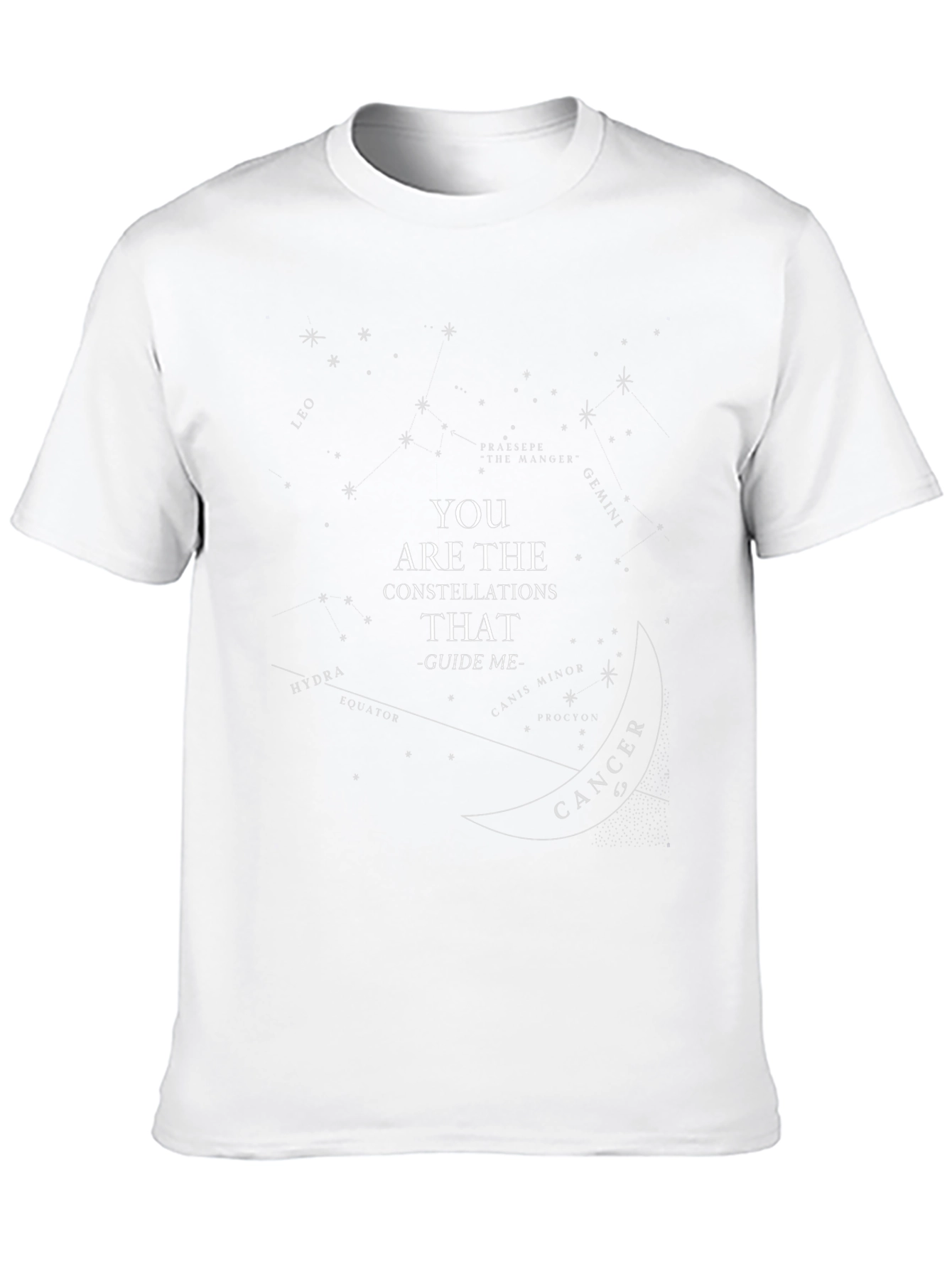 Black Constellation T-Shirt - "You Are The Constellations" view 10