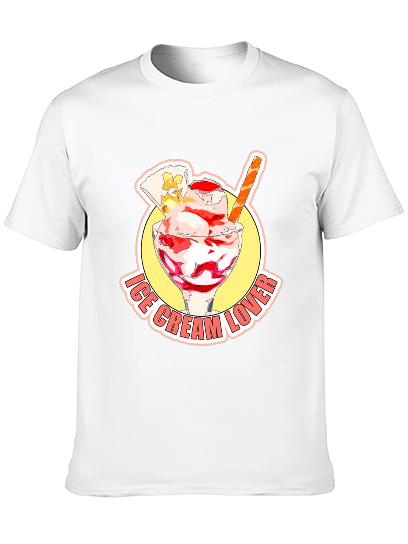 Black Ice Cream Lover Graphic Tee - Black view 10