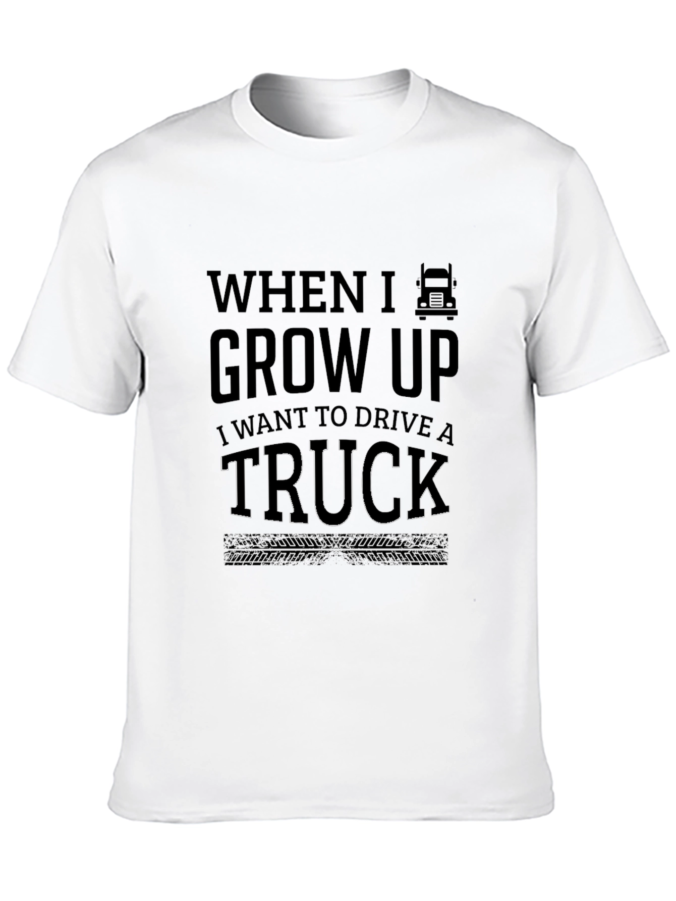 Black When I Grow Up Trucker T-Shirt view 10