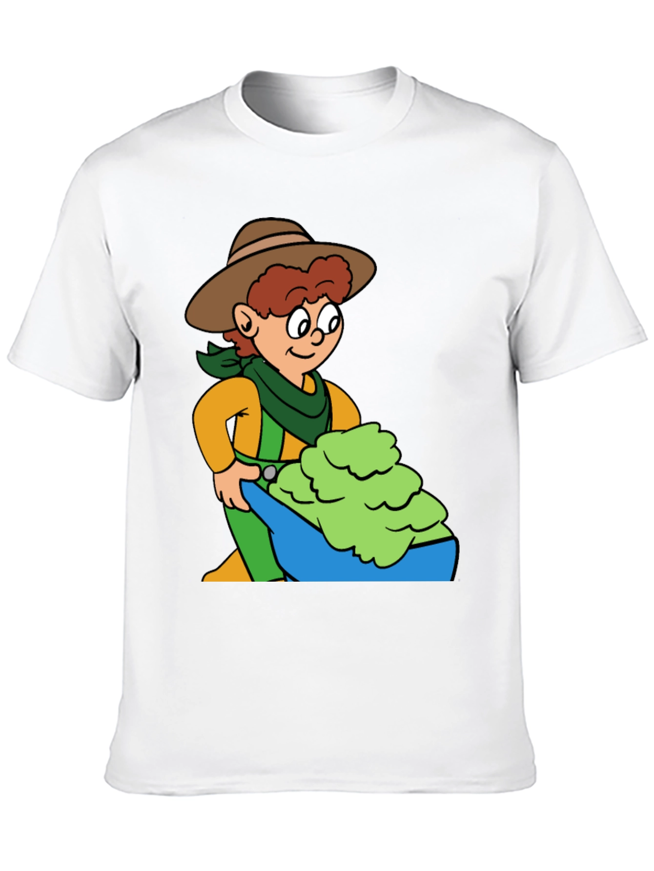 Black Cartoon Rancher Graphic Tee view 10