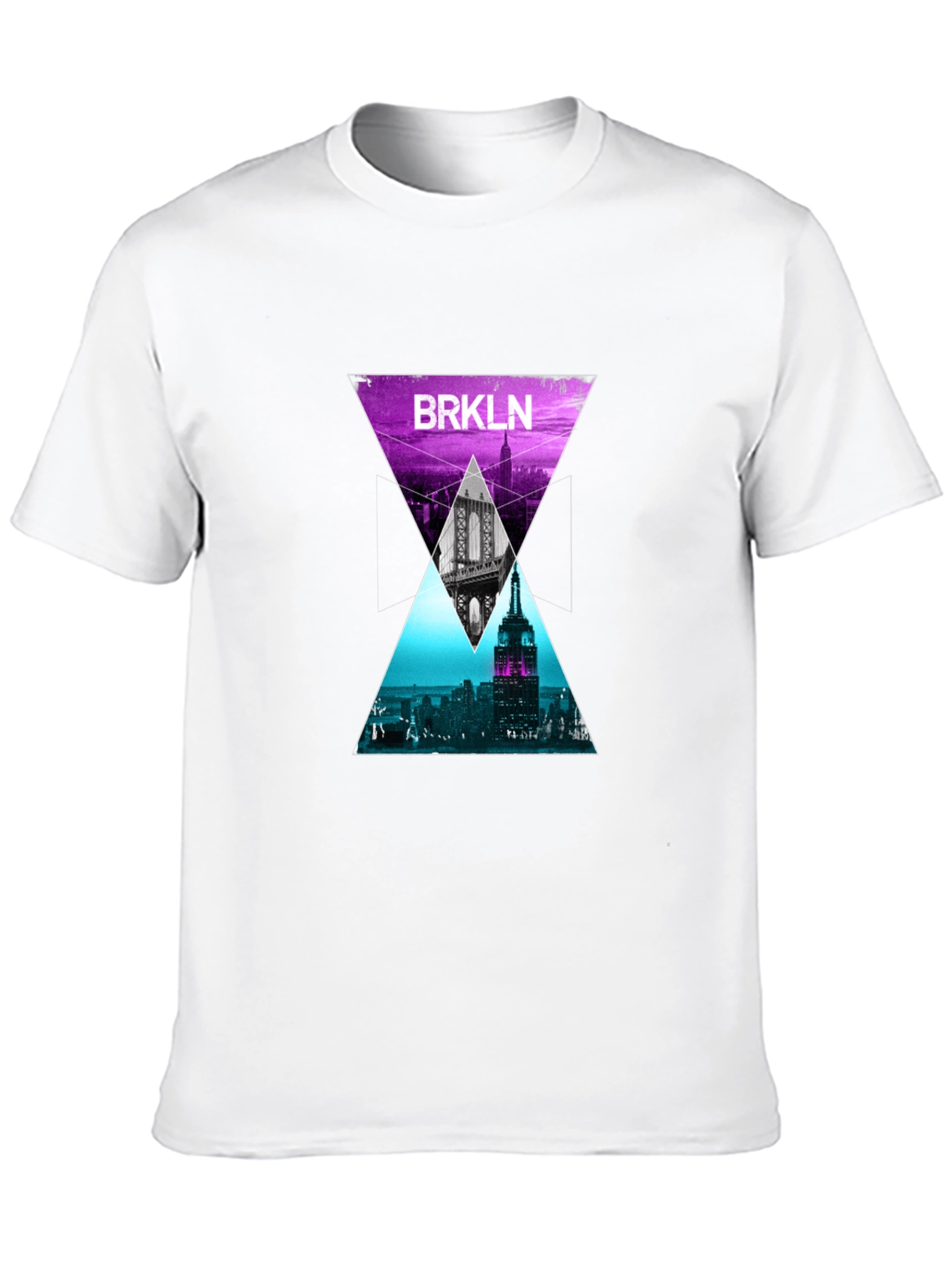 Black BRKLN Graphic Tee - Retro Cityscape T-Shirt view 10