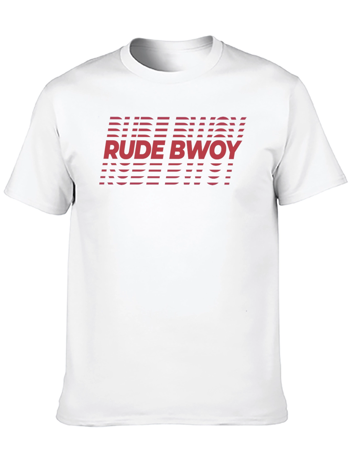 Black Rude Bwoy Graphic Tee - Black Cotton T-Shirt view 10