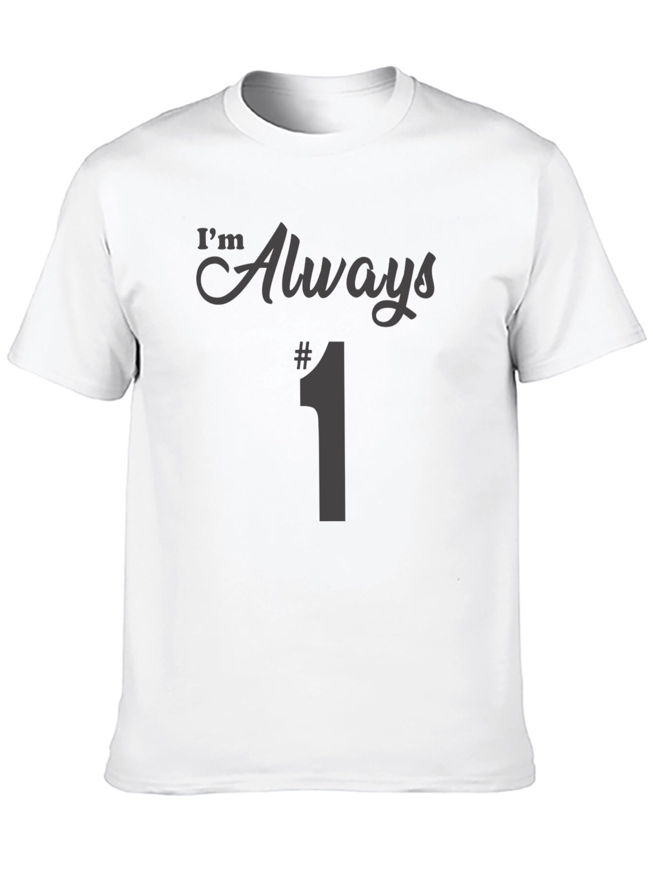 Black Always #1 Men's Graphic T-Shirt view 10