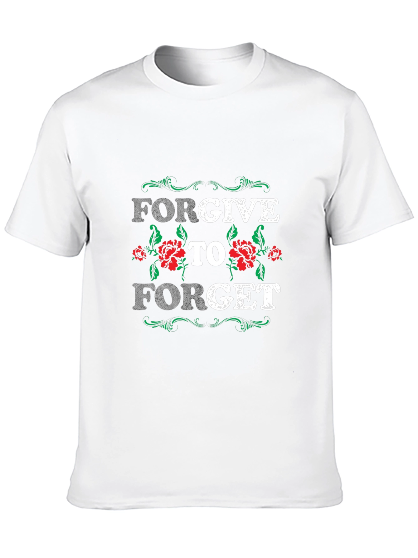 Black Forgive to Forget Graphic T-Shirt view 10