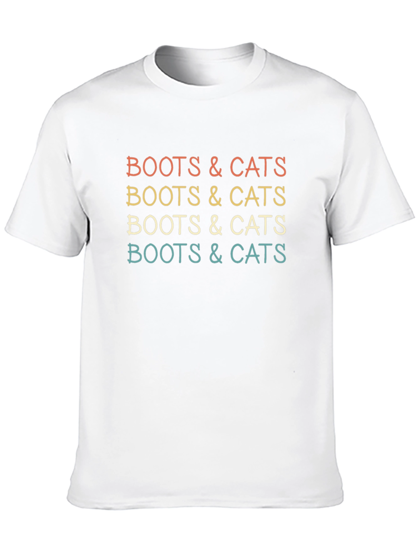 Black Boots & Cats Graphic Tee - Retro Style view 10