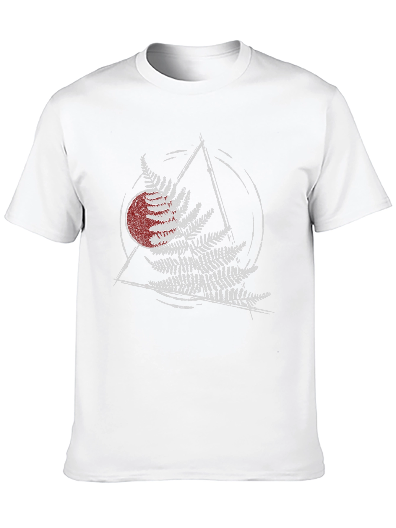 Black Fern Graphic Tee - Modern Botanical Design view 10