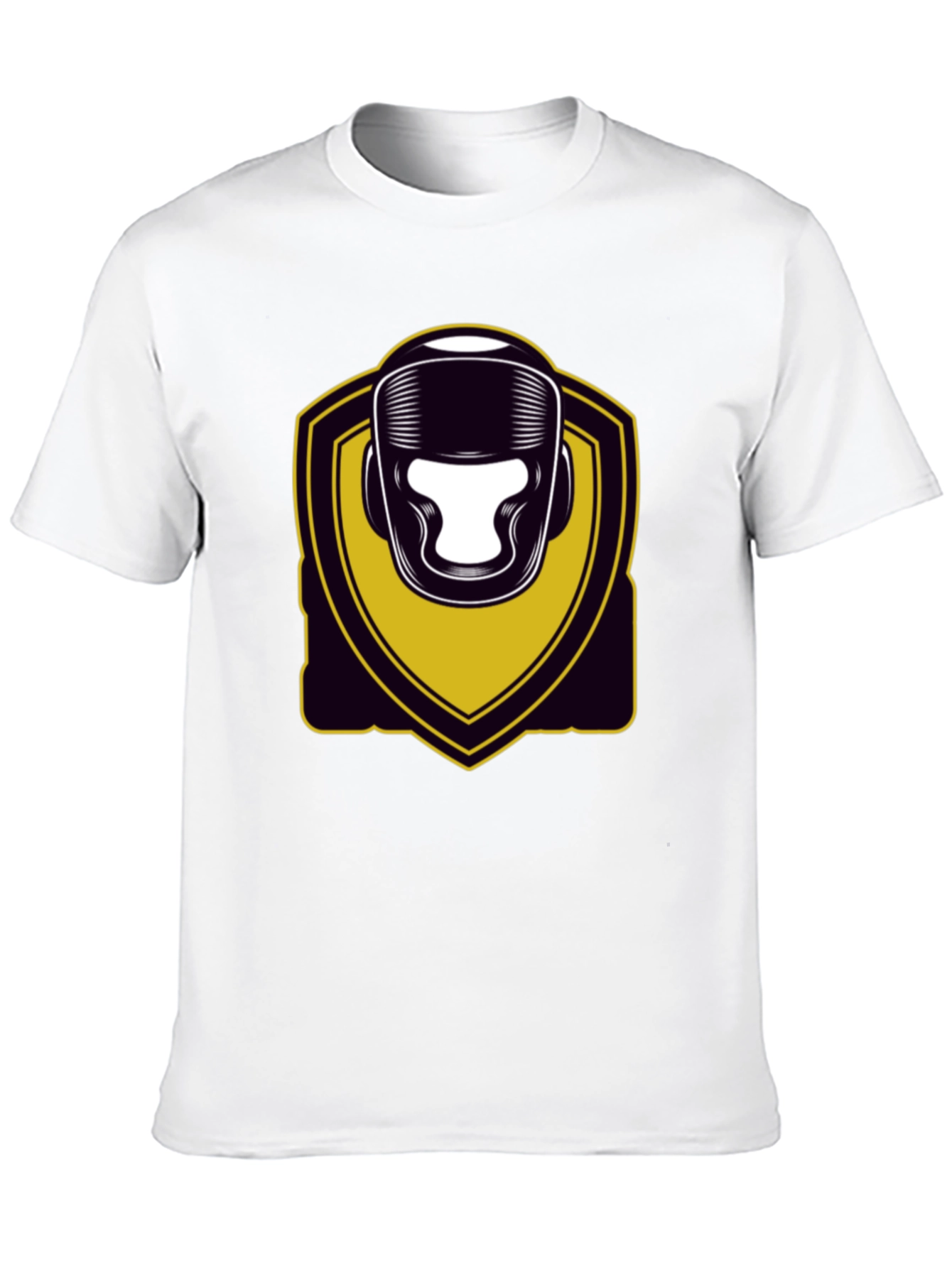 Black Boxing Helmet Graphic Tee - Black view 10