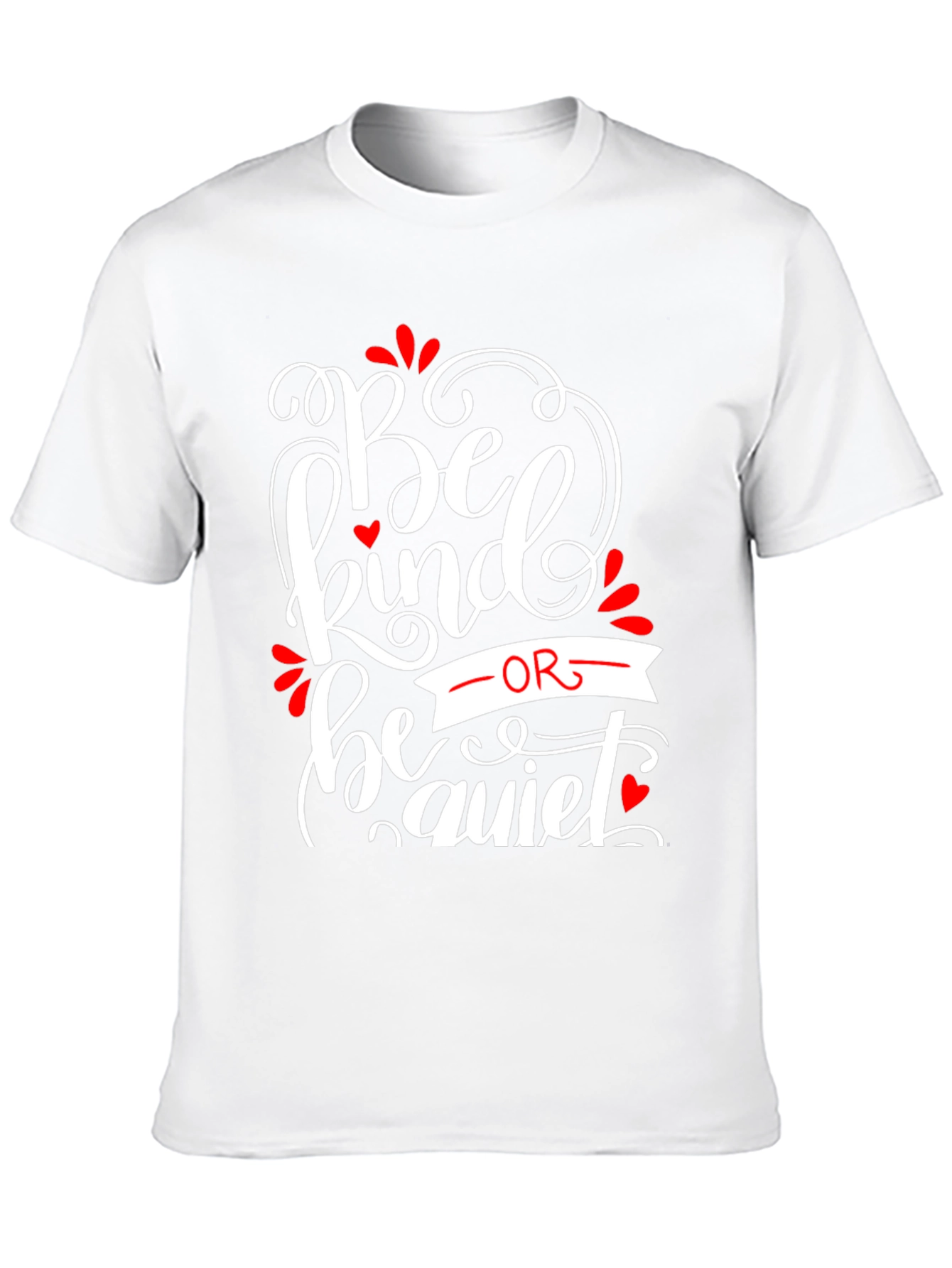 Black Be Kind Or Be Quiet Black Graphic Tee view 10