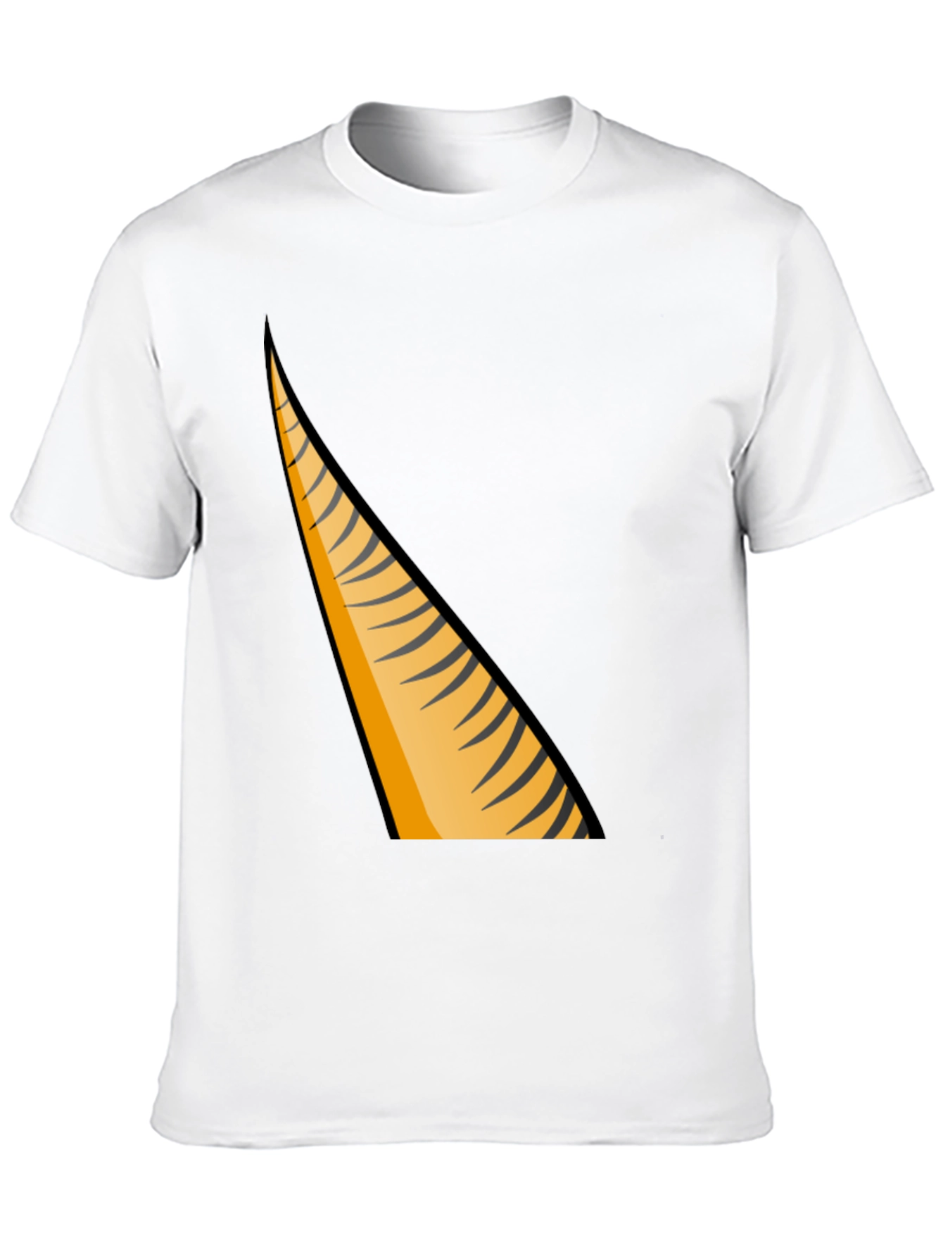Black Tiger Stripe Graphic T-Shirt - Men's Fashion Tee view 10