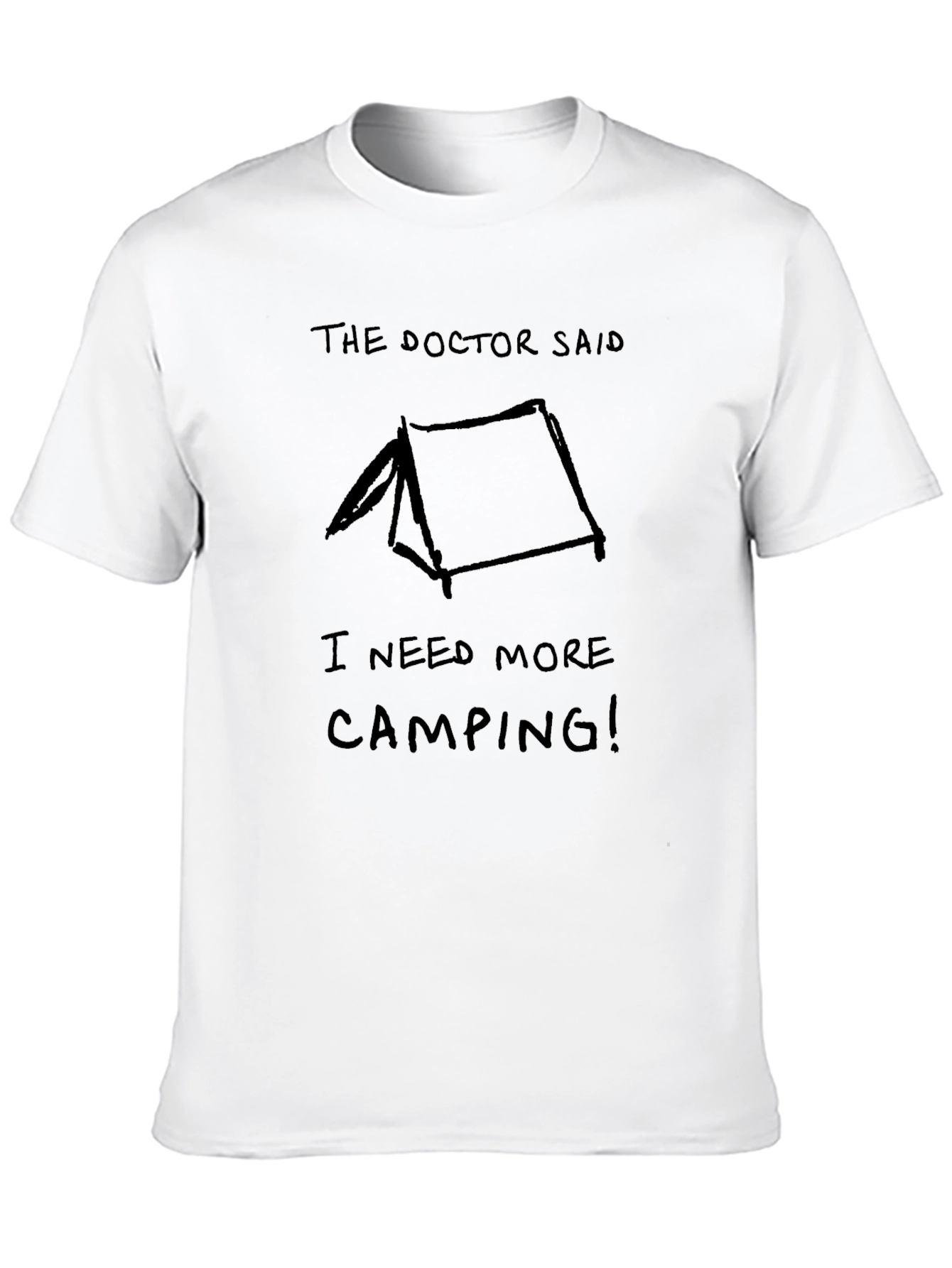 Black Camping Adventure T-Shirt - More Camping! view 10