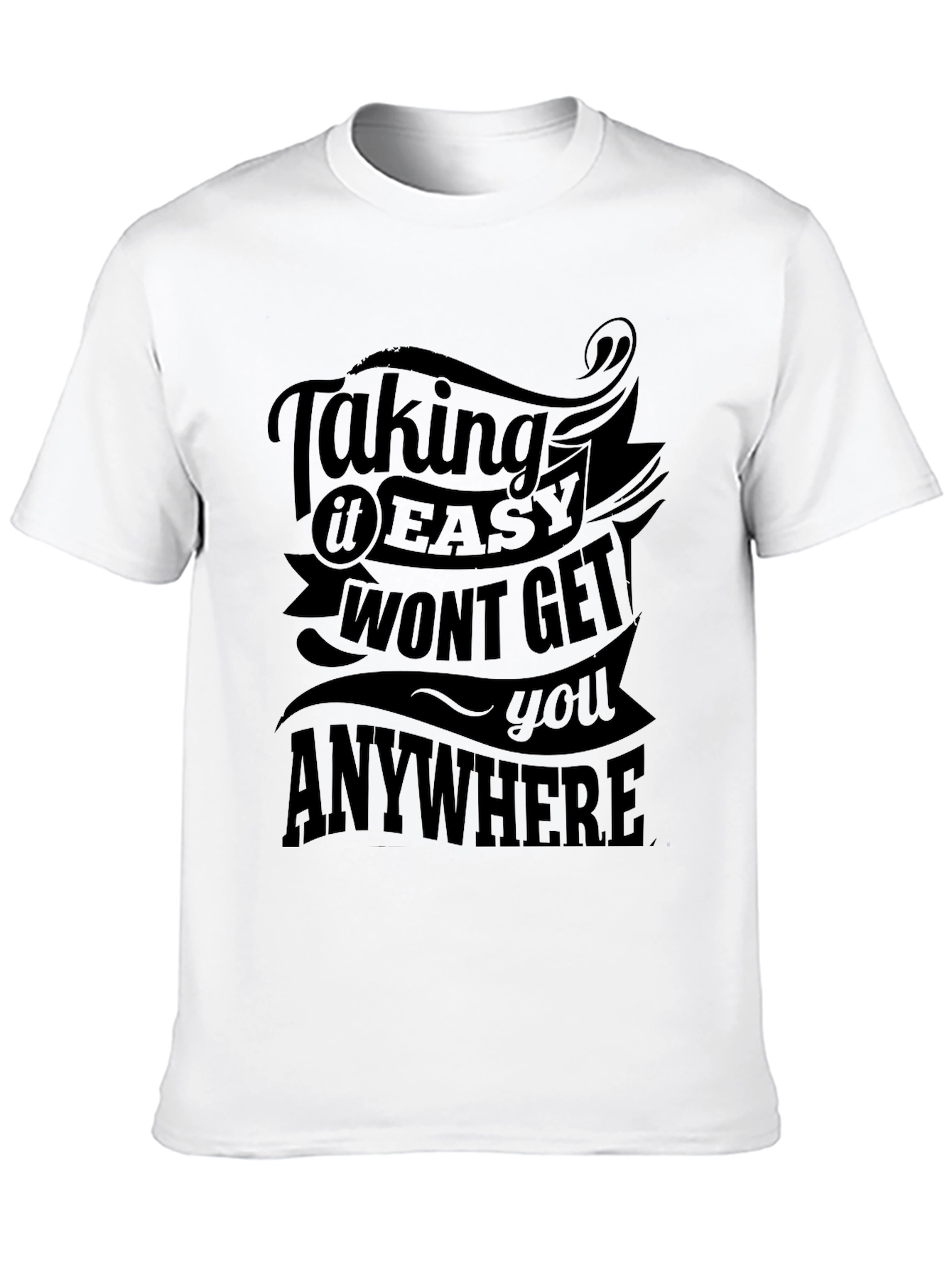 Black Taking it Easy Graphic T-Shirt view 10