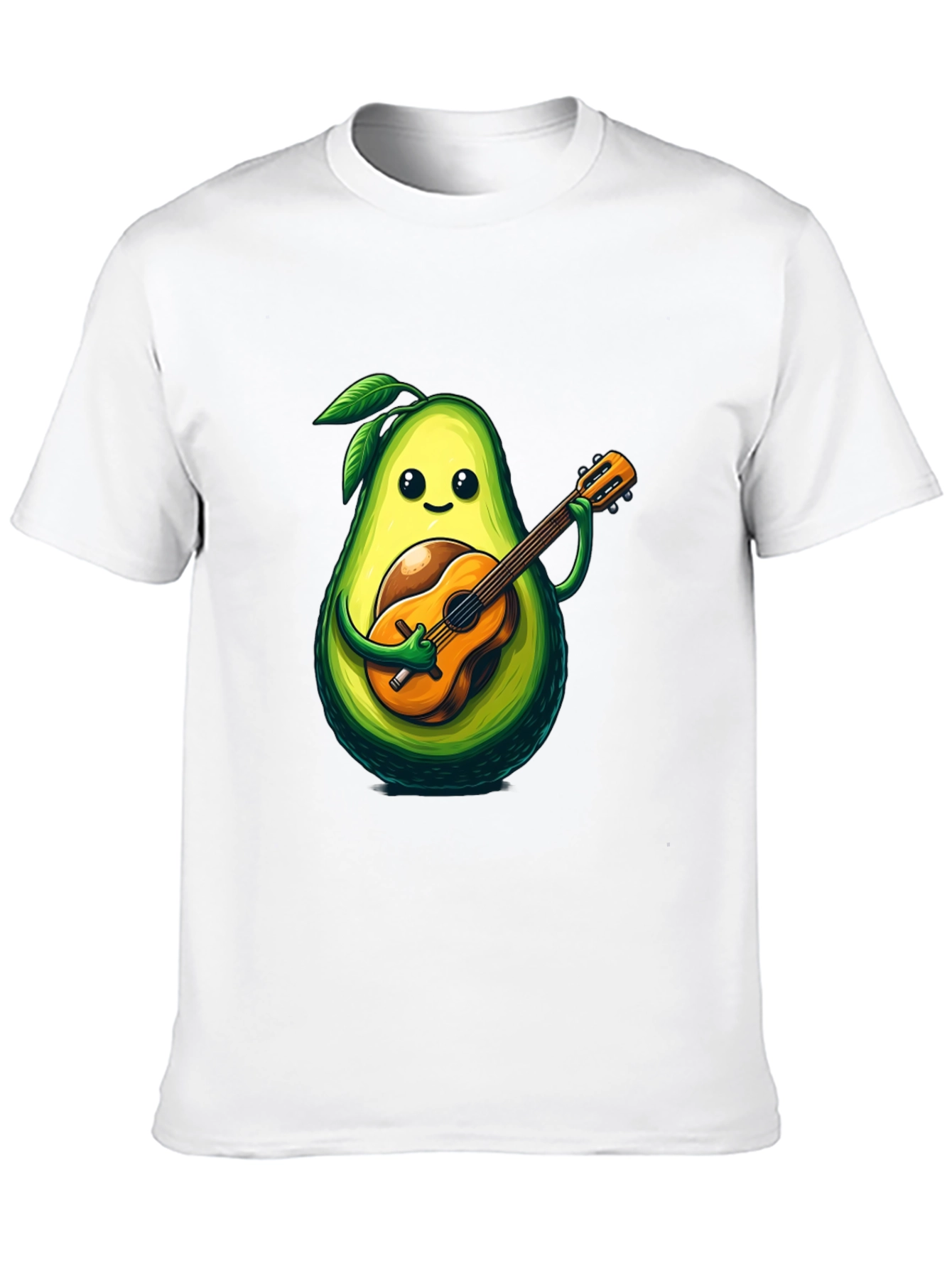Black Avocado Guitar Player Graphic T-Shirt view 10