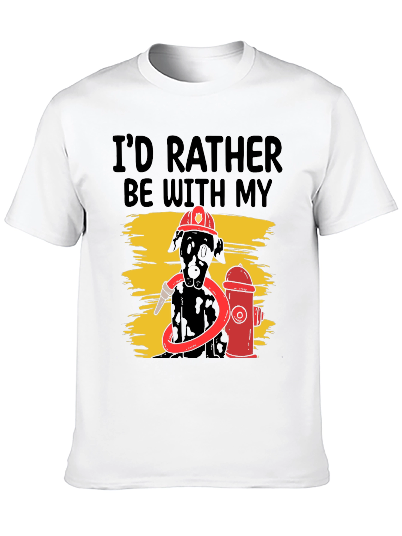 Black Dog Firefighter Graphic Tee view 10