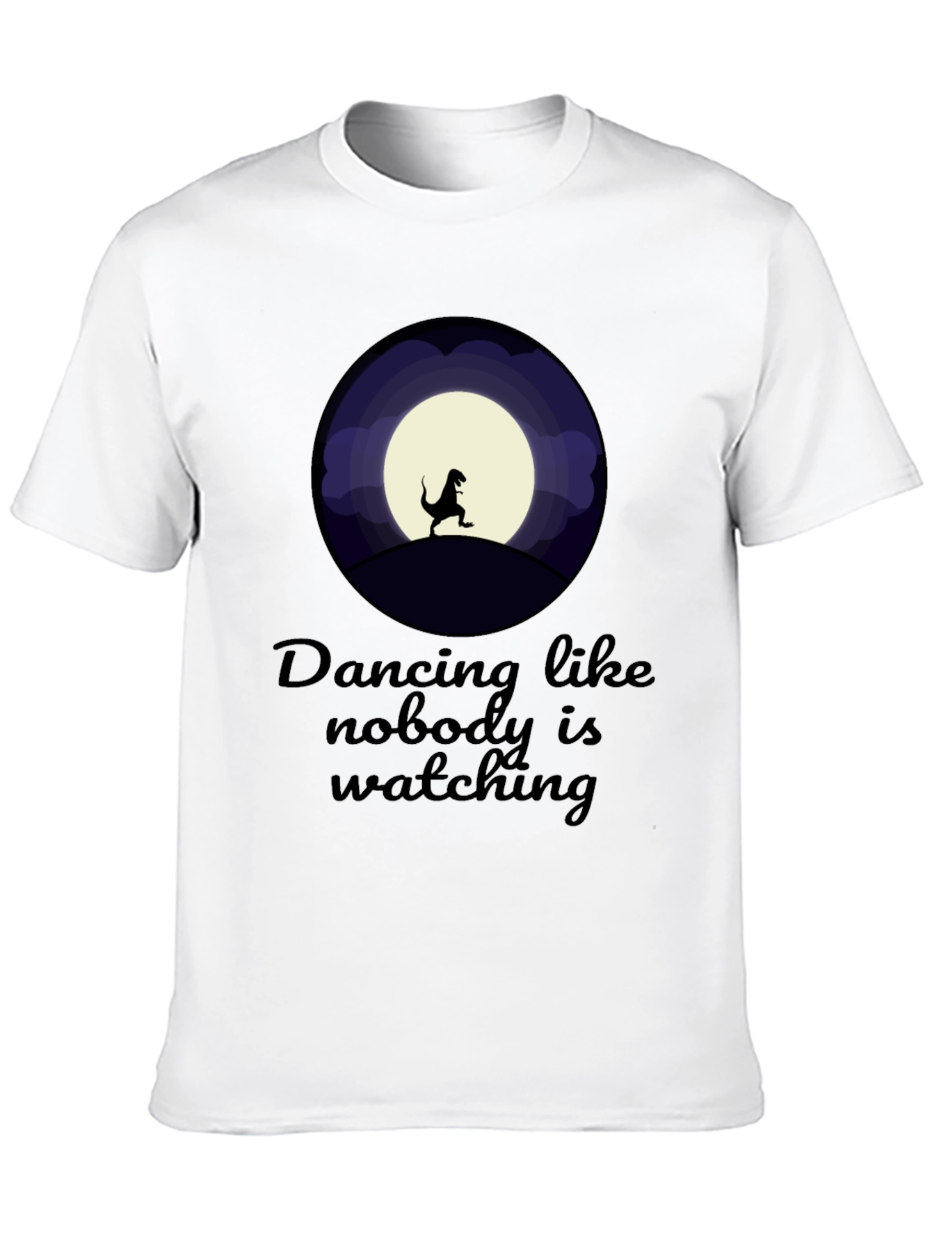Black Dancing Dinosaur T-Shirt view 10