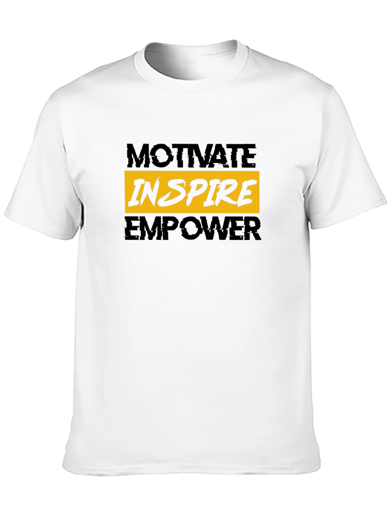 Black Motivate Inspire Empower Graphic Tee view 10