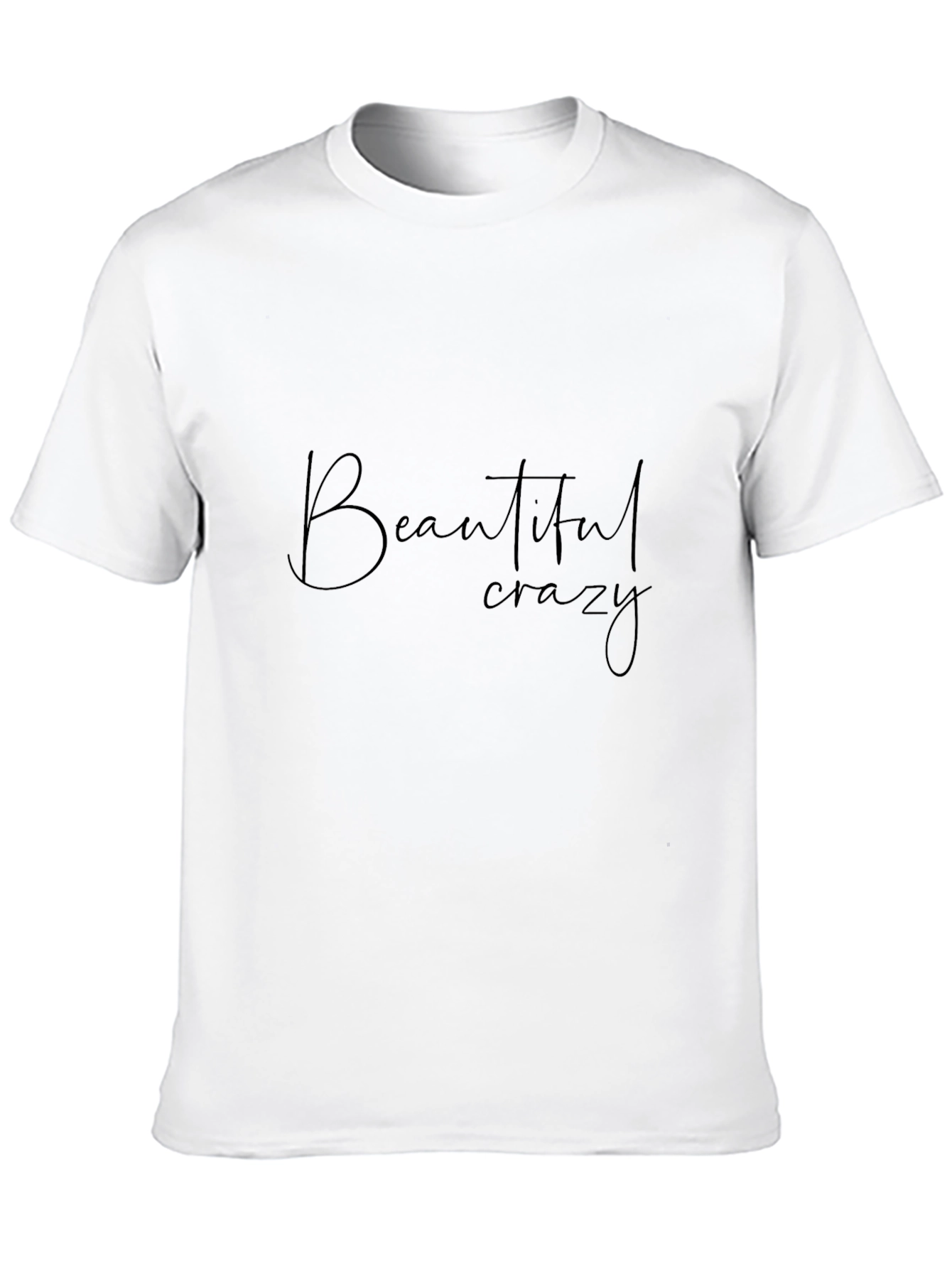 Black Beautiful Crazy Black Graphic T-Shirt for Men view 10