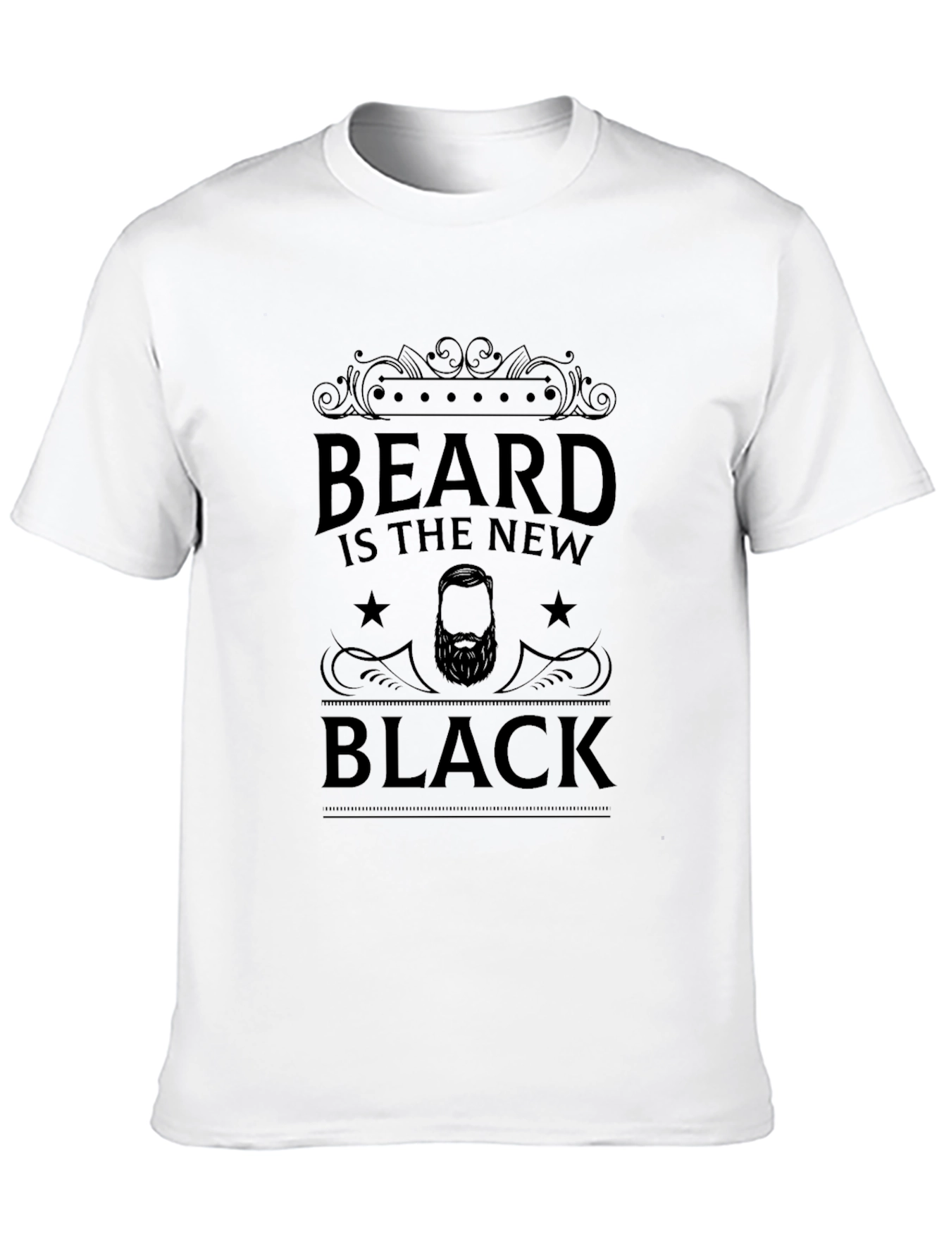 Black Beard is the New Black Graphic T-Shirt view 10