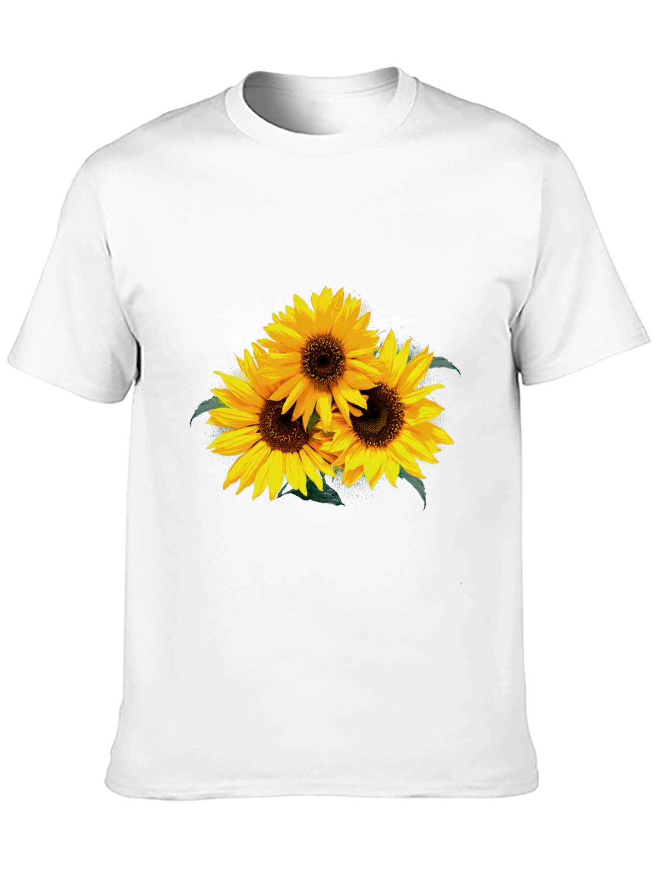Black Sunflower Graphic Tee - Stylish Black T-Shirt view 10