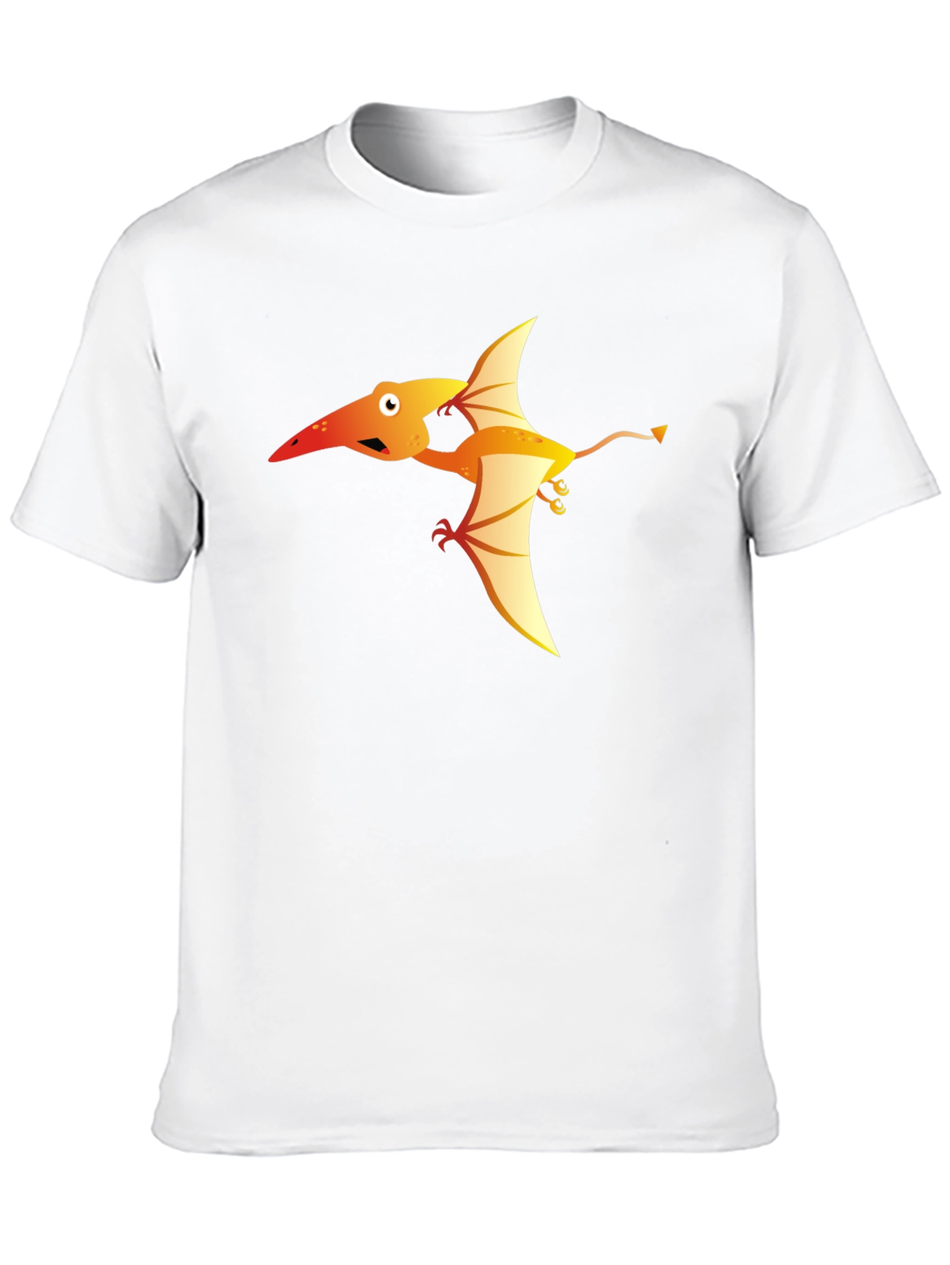 Black Cartoon Pterodactyl Graphic Tee view 10