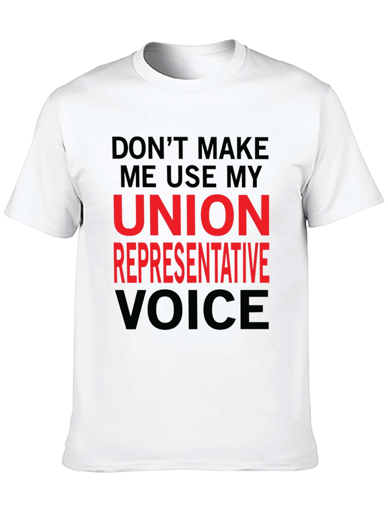 Black Union Representative T-Shirt - Funny Novelty Tee view 10