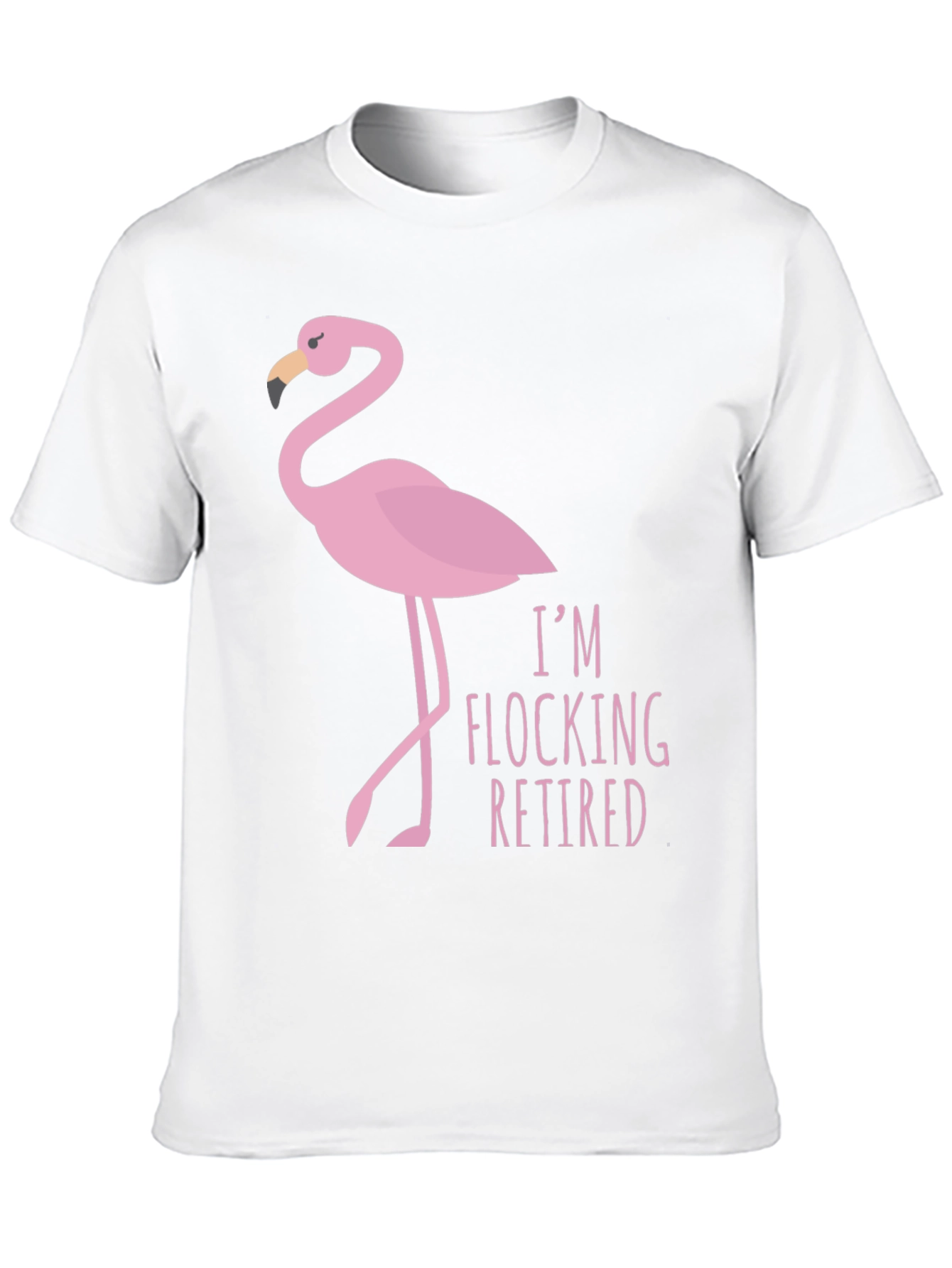 Black I'm Flocking Retired T-Shirt view 10