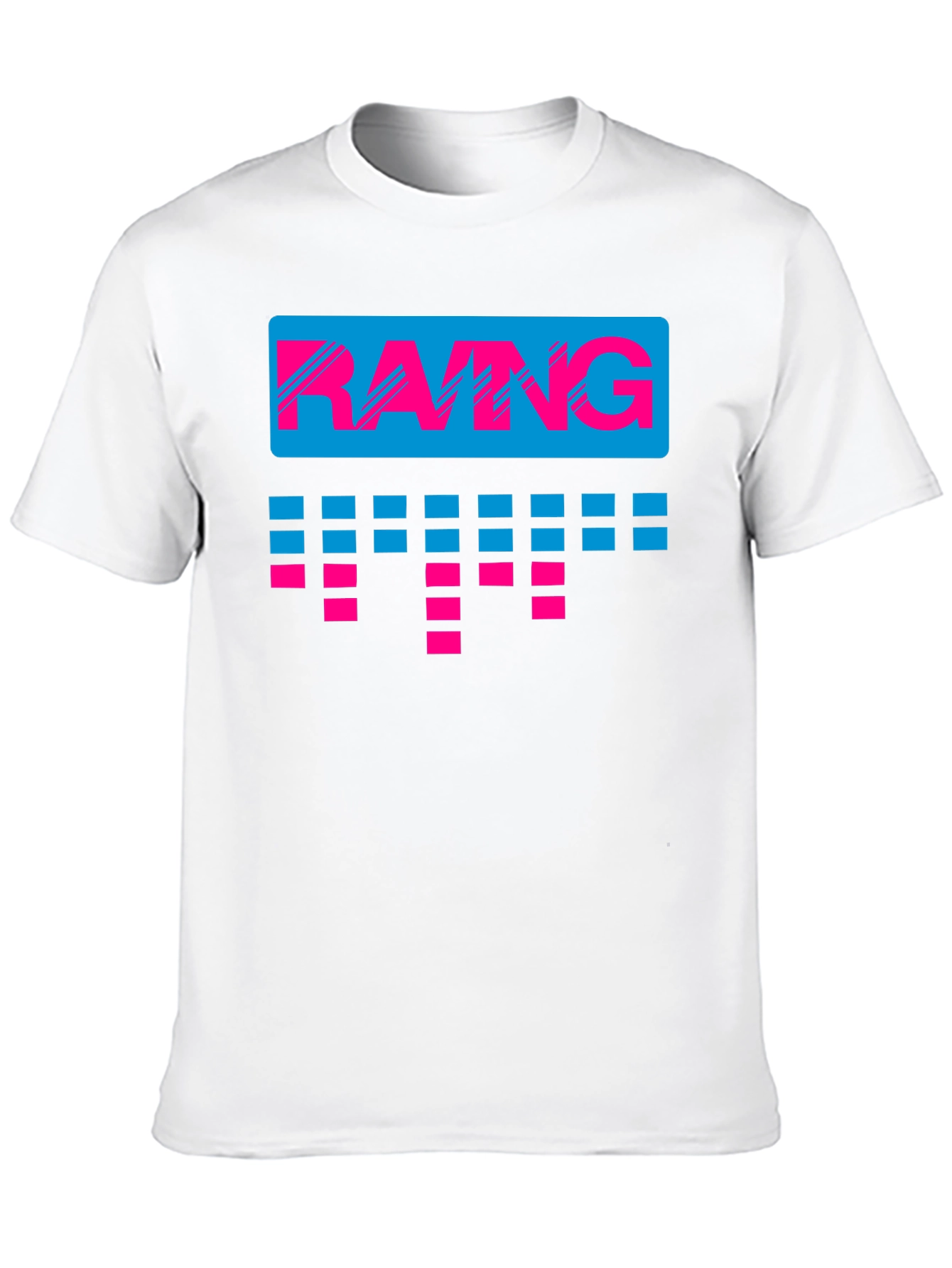 Black Retro RANG Graphic Tee - Cool 80s Style! view 10