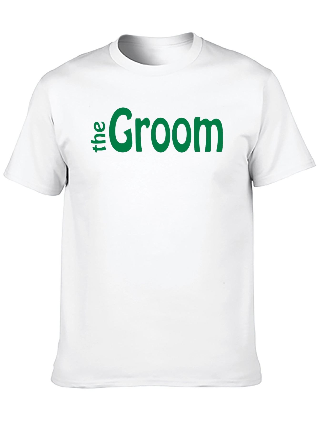 Black The Groom Wedding T-Shirt - Black view 10