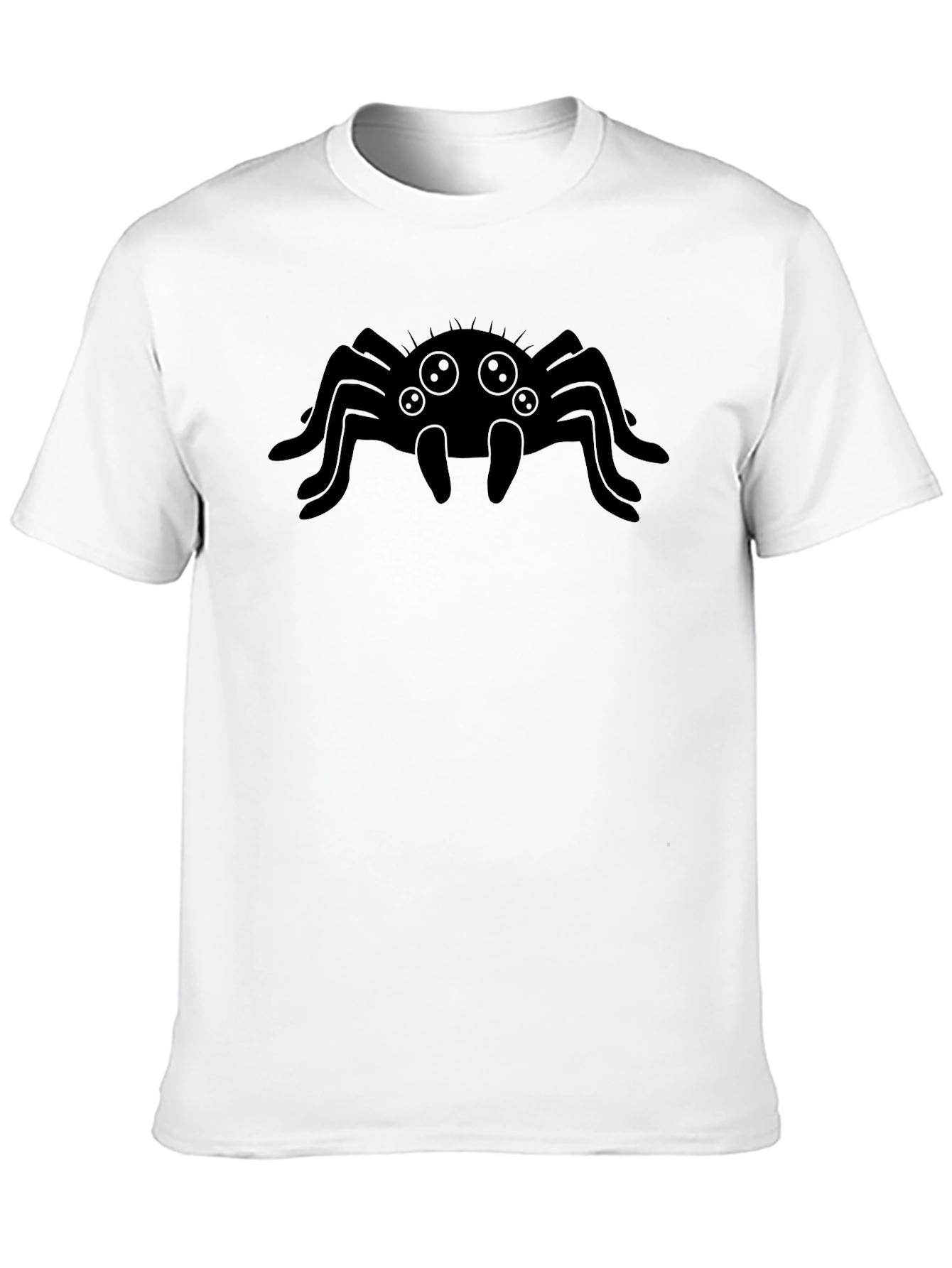 Black Spider Graphic Tee - Men's Black T-Shirt view 10