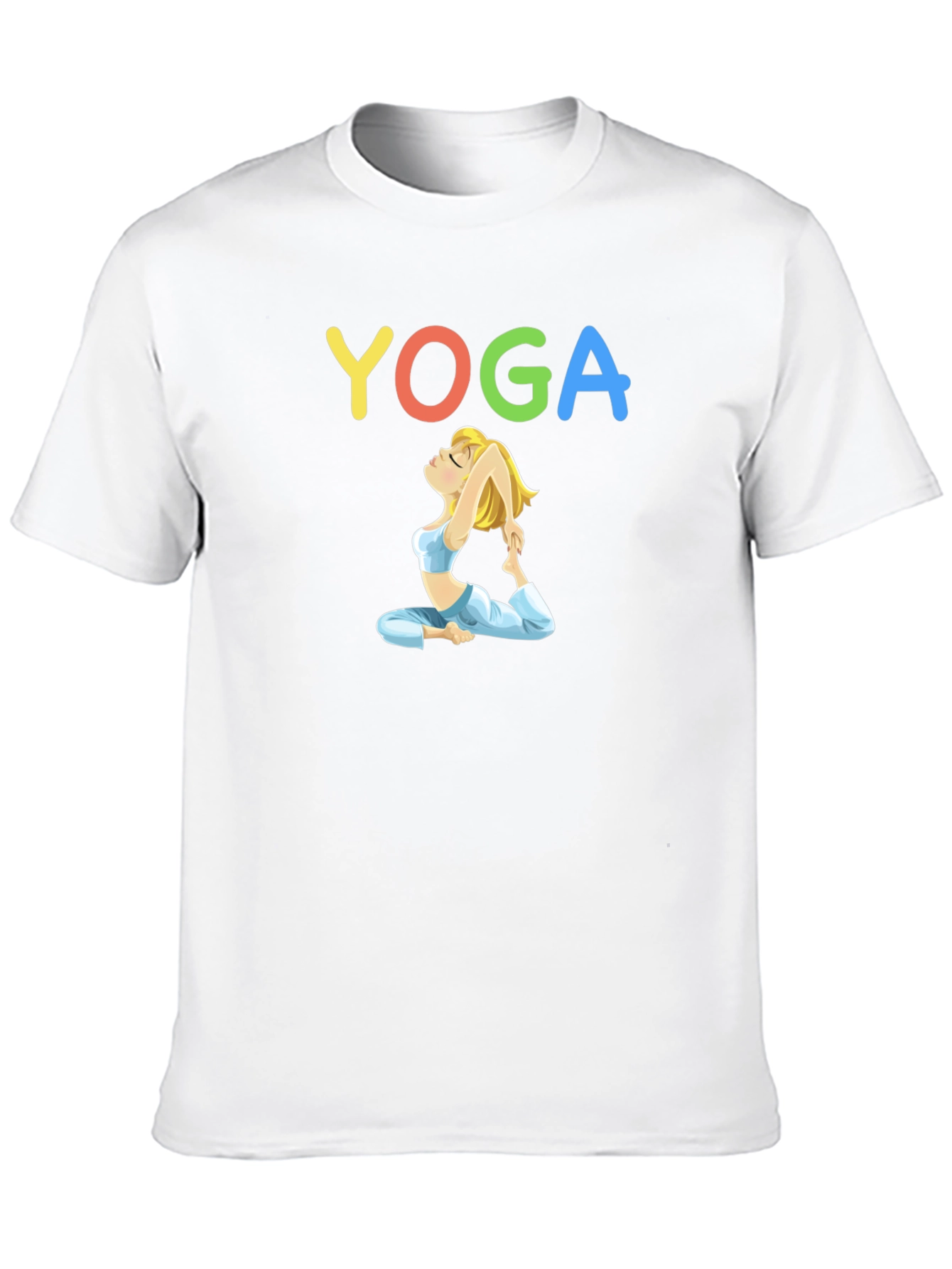 Black Yoga Girl Black T-Shirt view 10