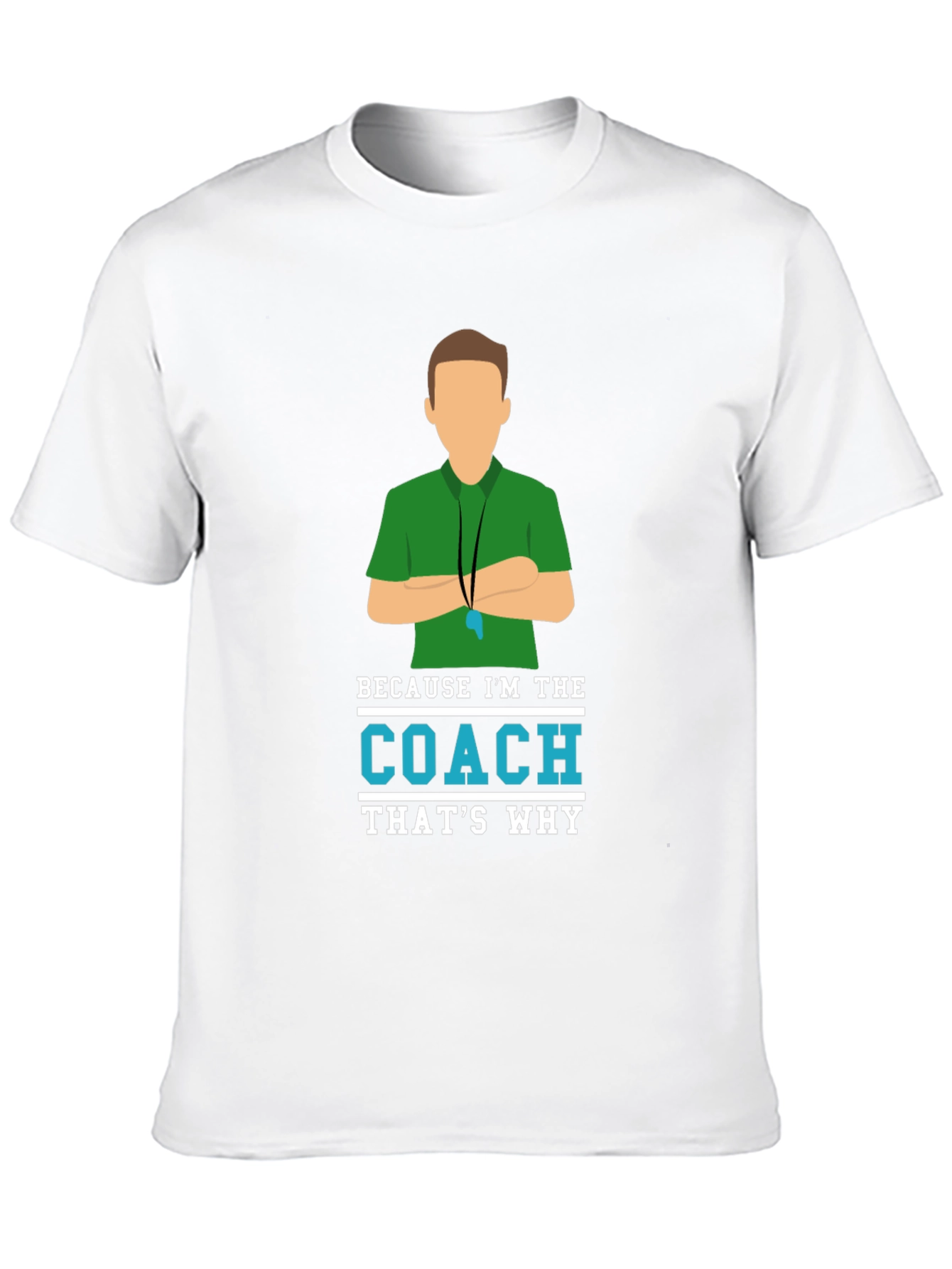 Black Because I'm The Coach T-Shirt view 10
