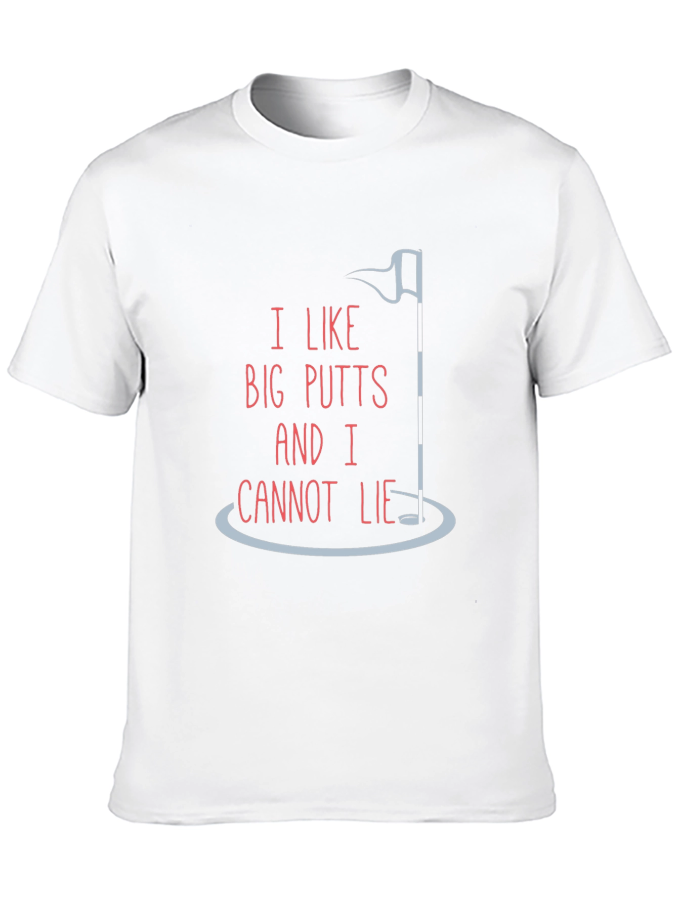 Black Big Putts Golf T-Shirt - Funny Golfer Tee view 10