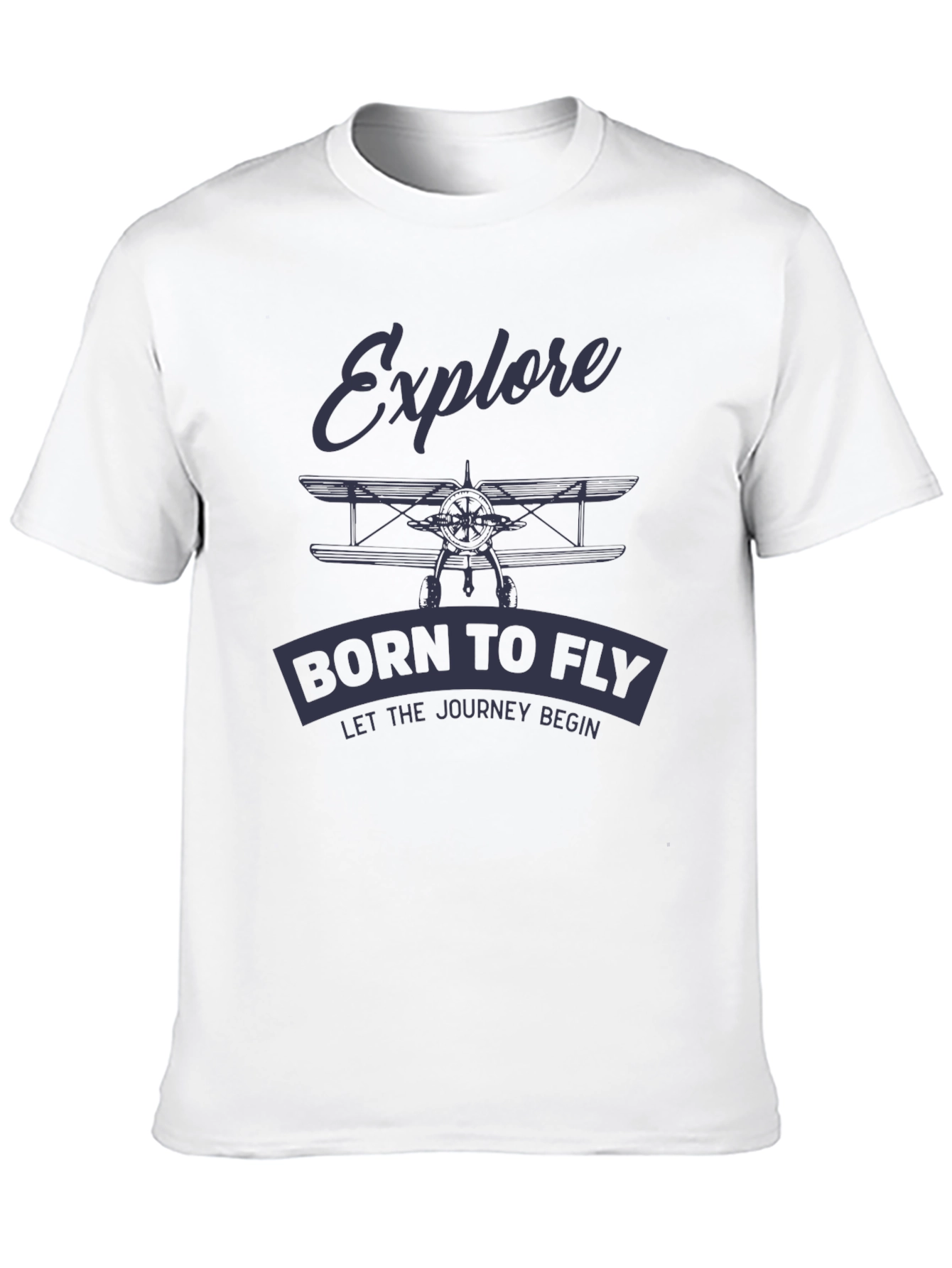 Black Explore Born to Fly Graphic T-Shirt view 10