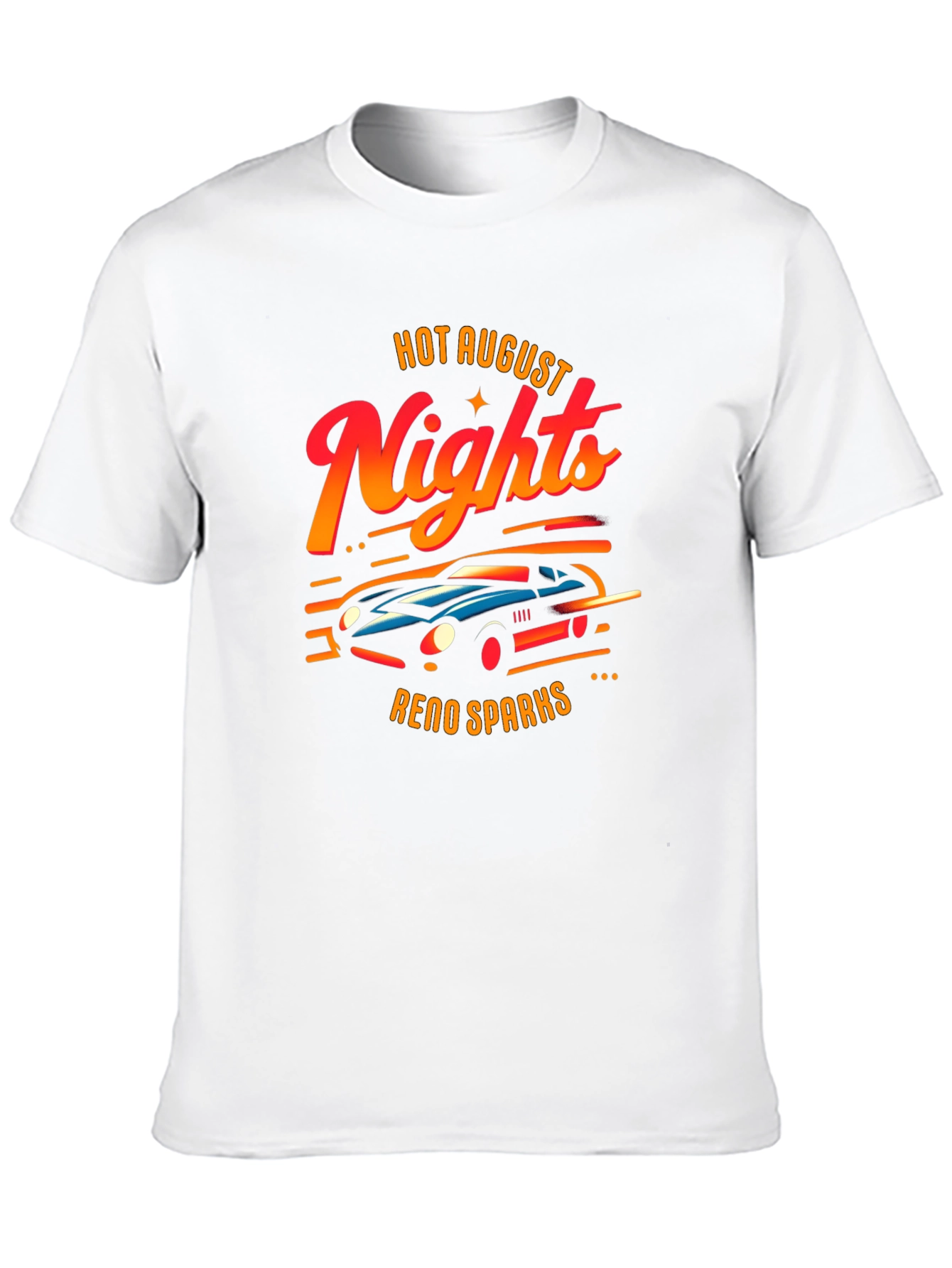 Black Hot August Nights T-Shirt view 10