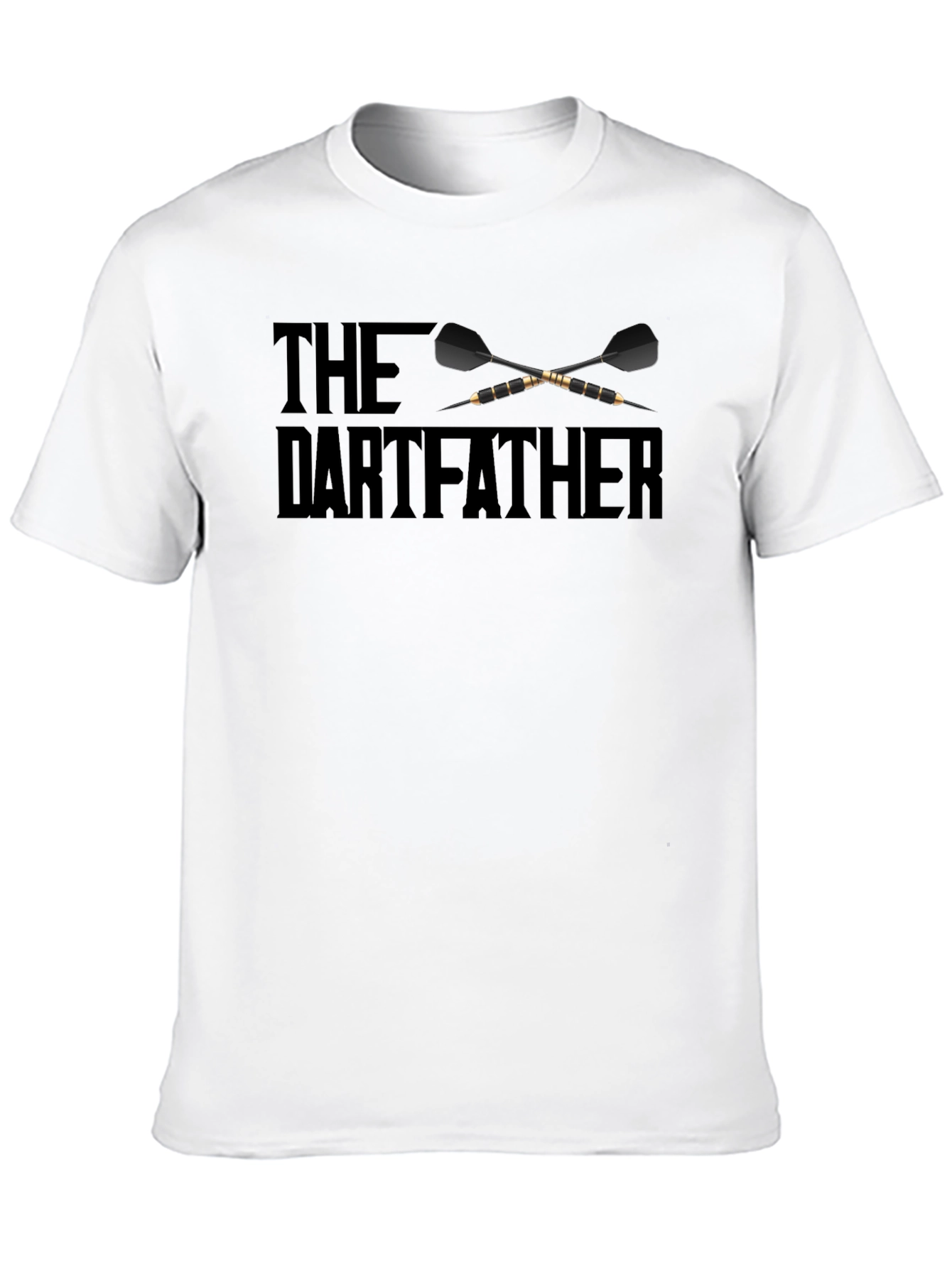 Black The Dartfather T-Shirt - Dart Player Apparel view 10