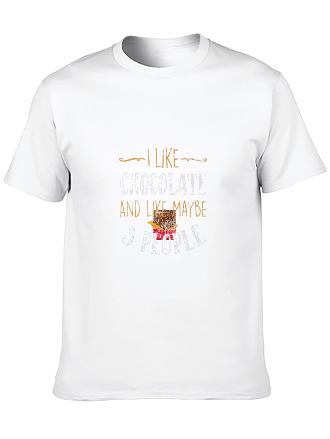 Black Chocolate Lover Graphic Tee - Funny Sarcastic Shirt view 10