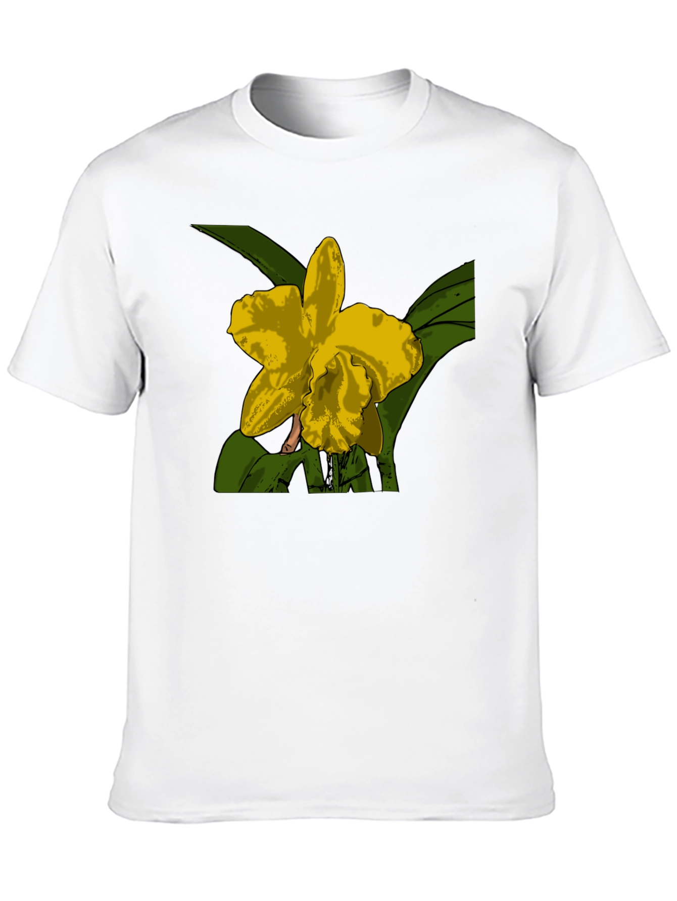 Black Orchid Graphic Tee - Black Cotton Blend view 10