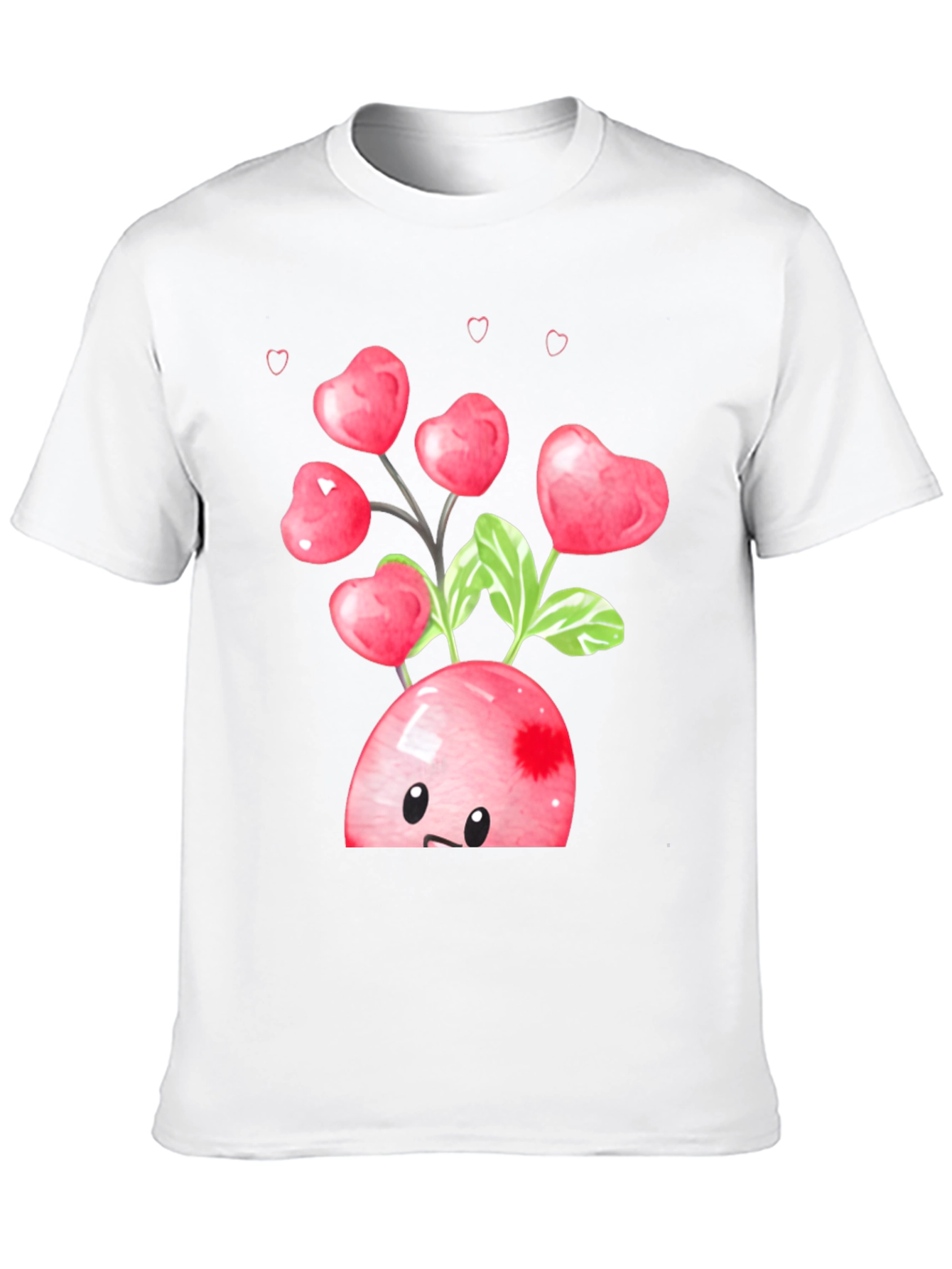 Black Heart Cherry Valentine's Day Graphic Tee view 10