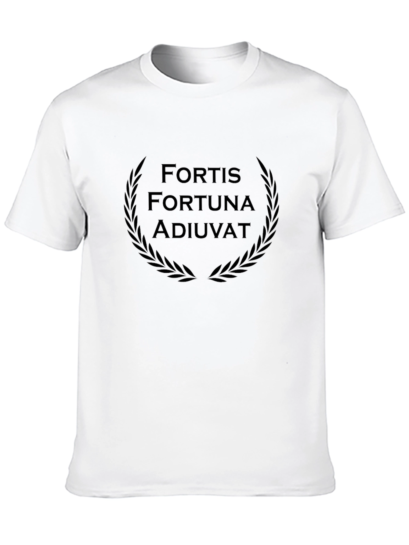 Black Fortis Fortuna Adiuvat Graphic T-Shirt view 10