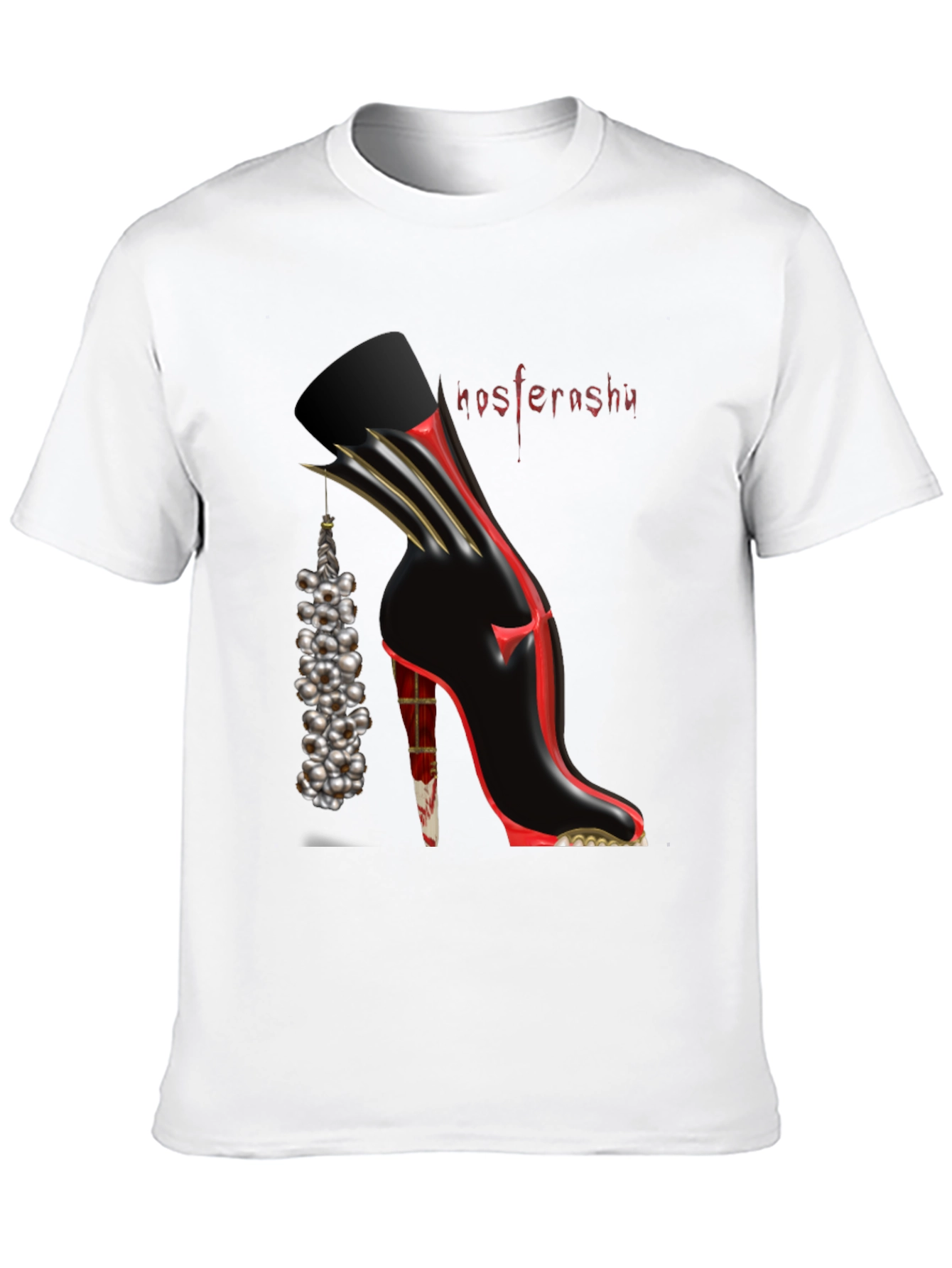 Black Nosferashu Graphic T-Shirt view 10