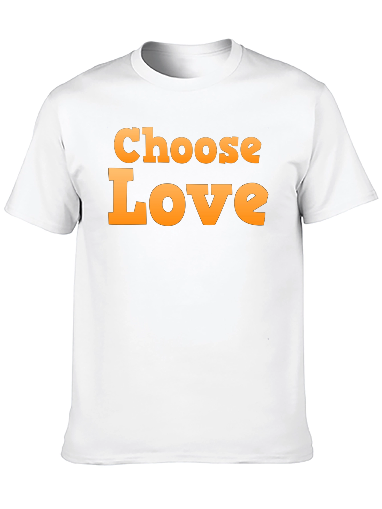 Black Choose Love Graphic Black T-Shirt view 10