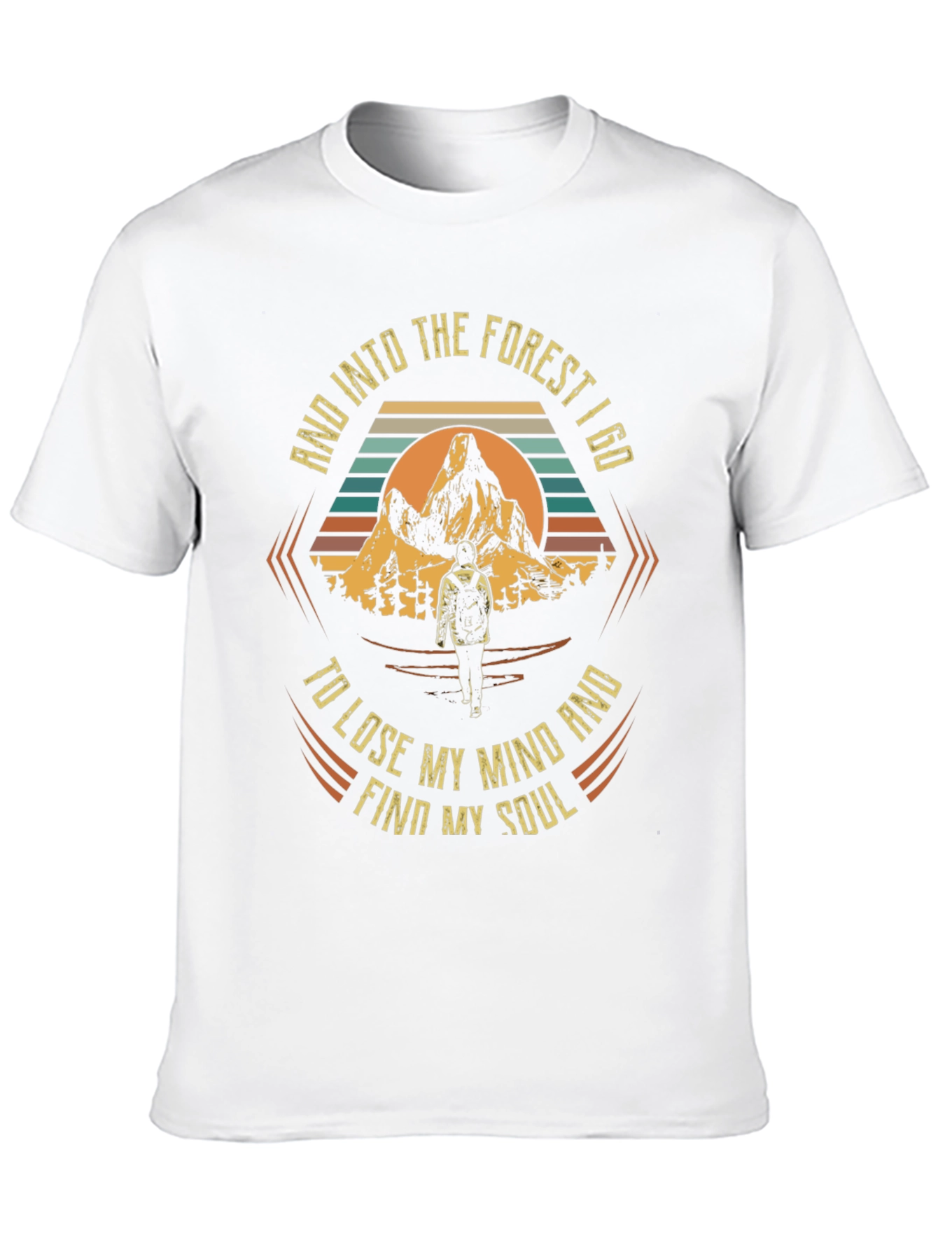 Black Into The Forest T-Shirt: Find Your Soul view 10