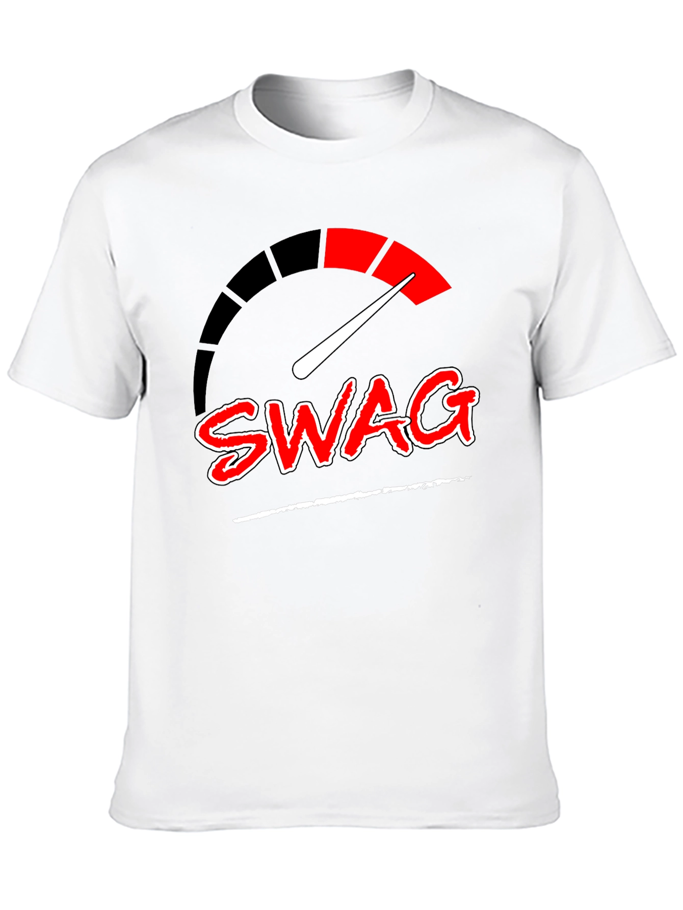 Black Swag Meter Graphic Tee - Cool Streetwear view 10