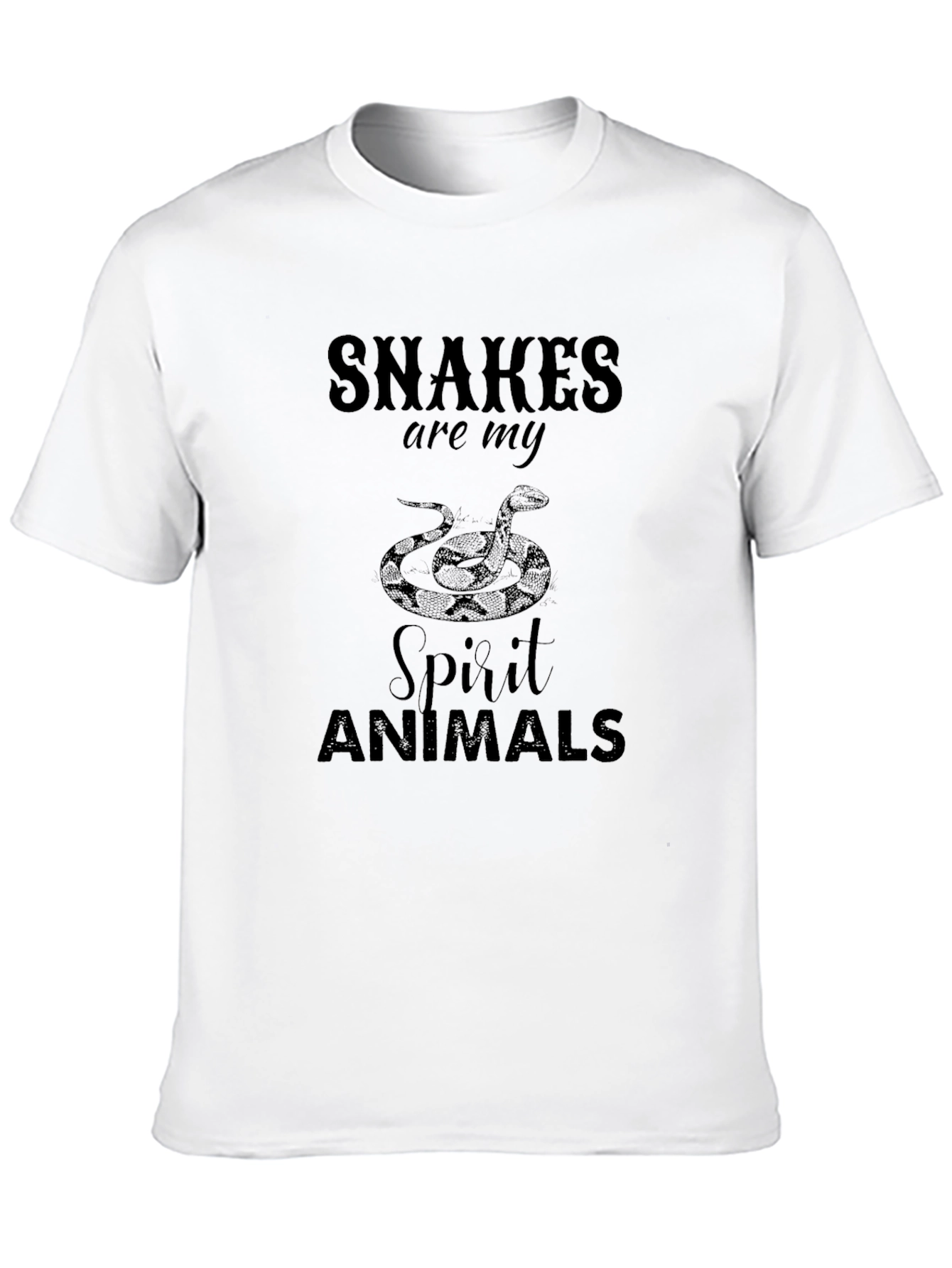 Black Snakes are my Spirit Animals T-Shirt view 10