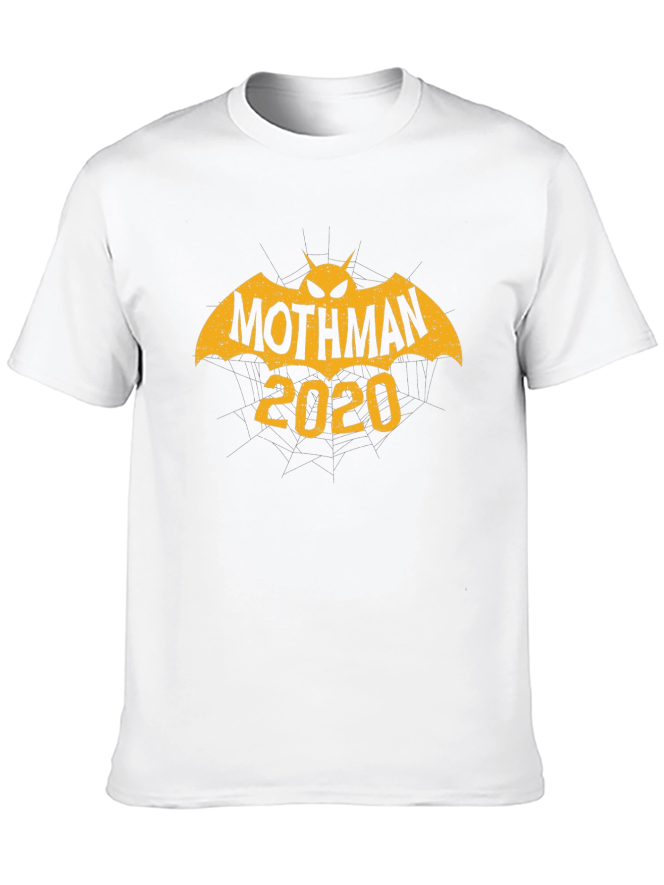Black Mothman 2020 Graphic Tee - Black Cotton T-Shirt view 10