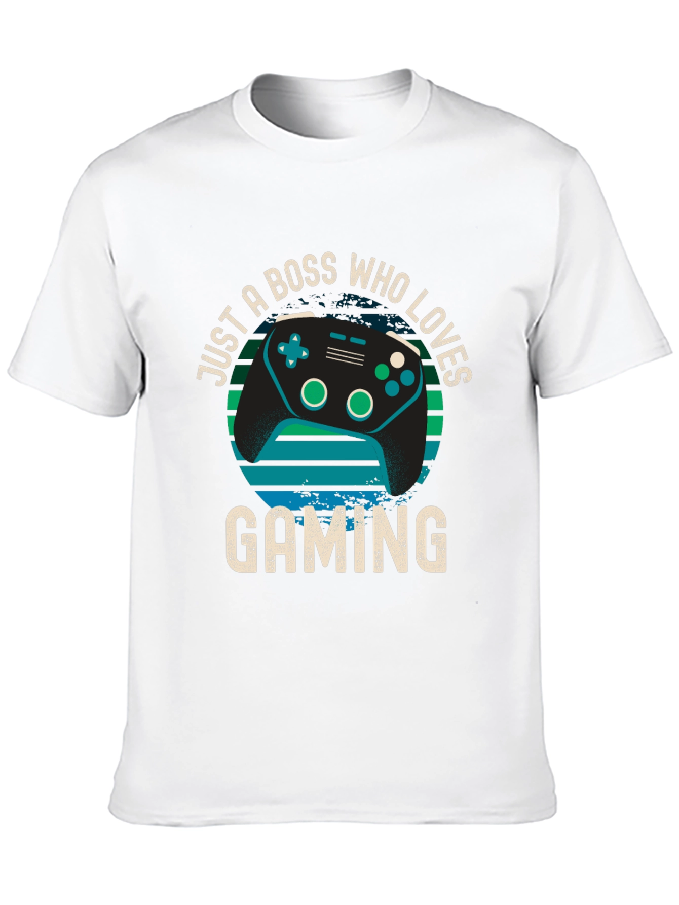 Black Boss Who Loves Gaming T-Shirt - Gamer Gift view 10